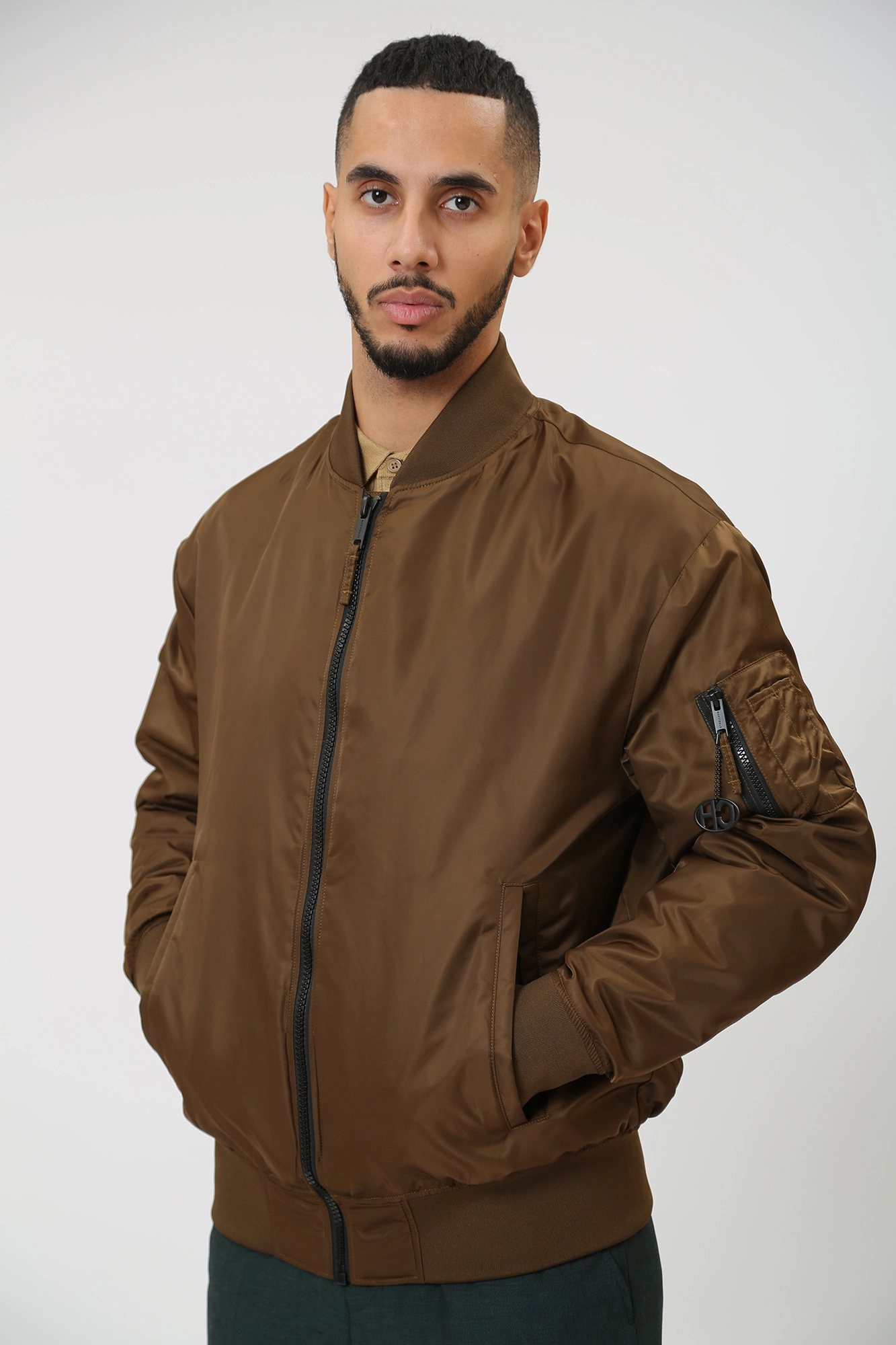 30038840_10015563 Бомбер Strellson Коричневый