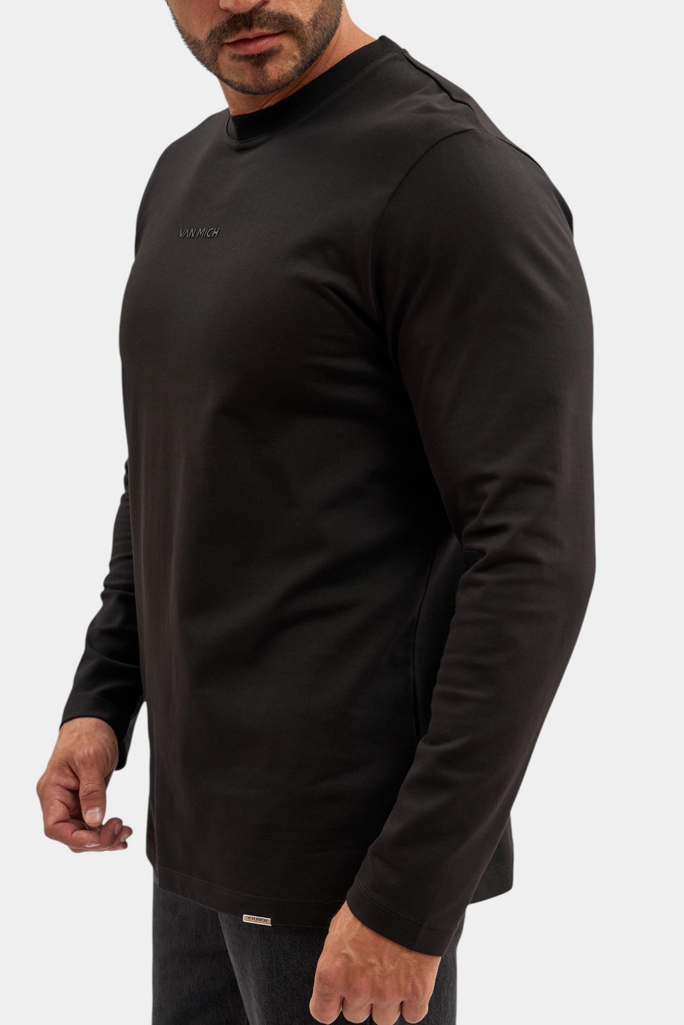 VM-ERK-22-596 Лонгслив Van Mich Черный