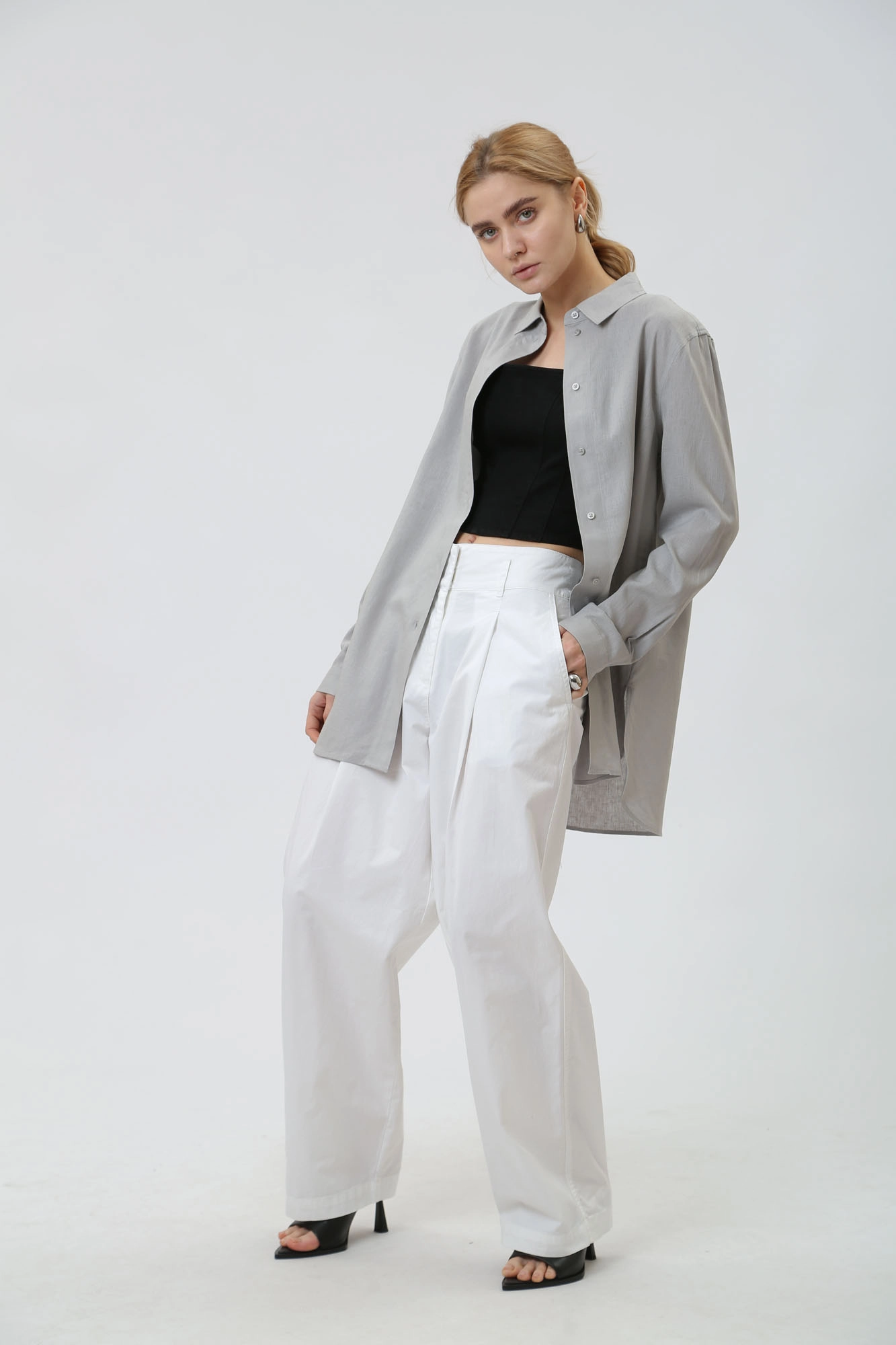 3DYC08_YN3RZ рубашка д/р льняная armani exchange 