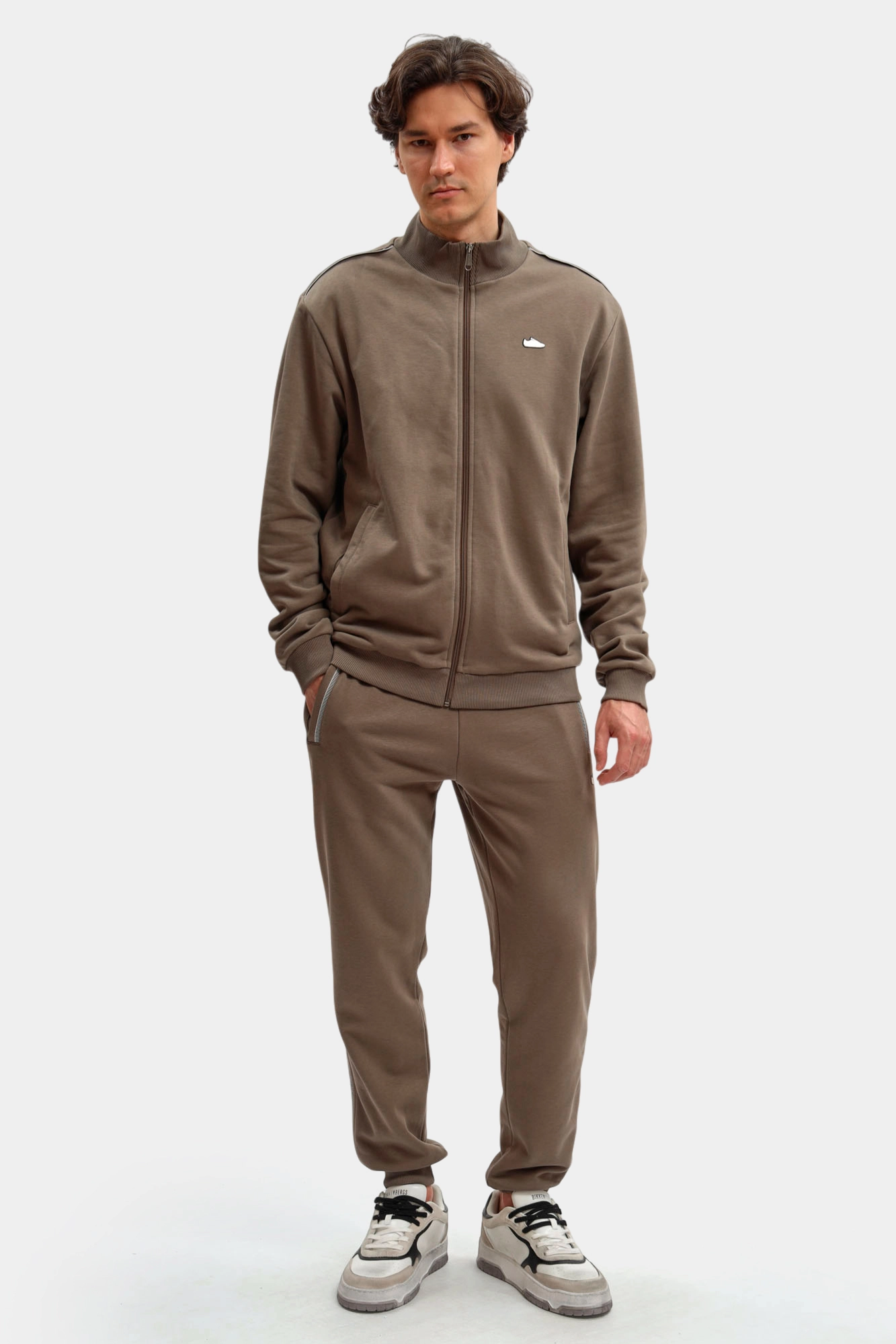 BMF1506 Толстовка Bikkembergs Коричневый