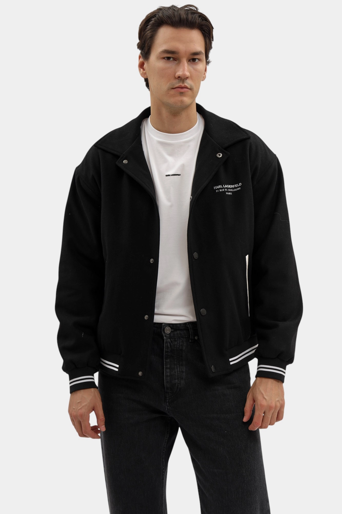 553538_505006 Бомбер Karl Lagerfeld Черный