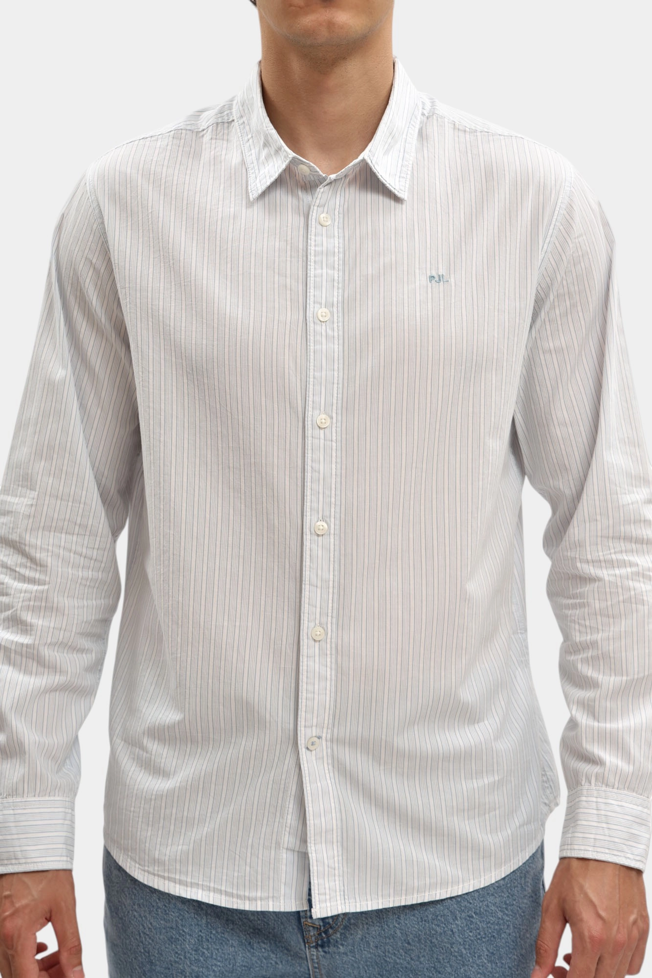 PM309068 Рубашка с длинным рукавом Pepe Jeans Голубой