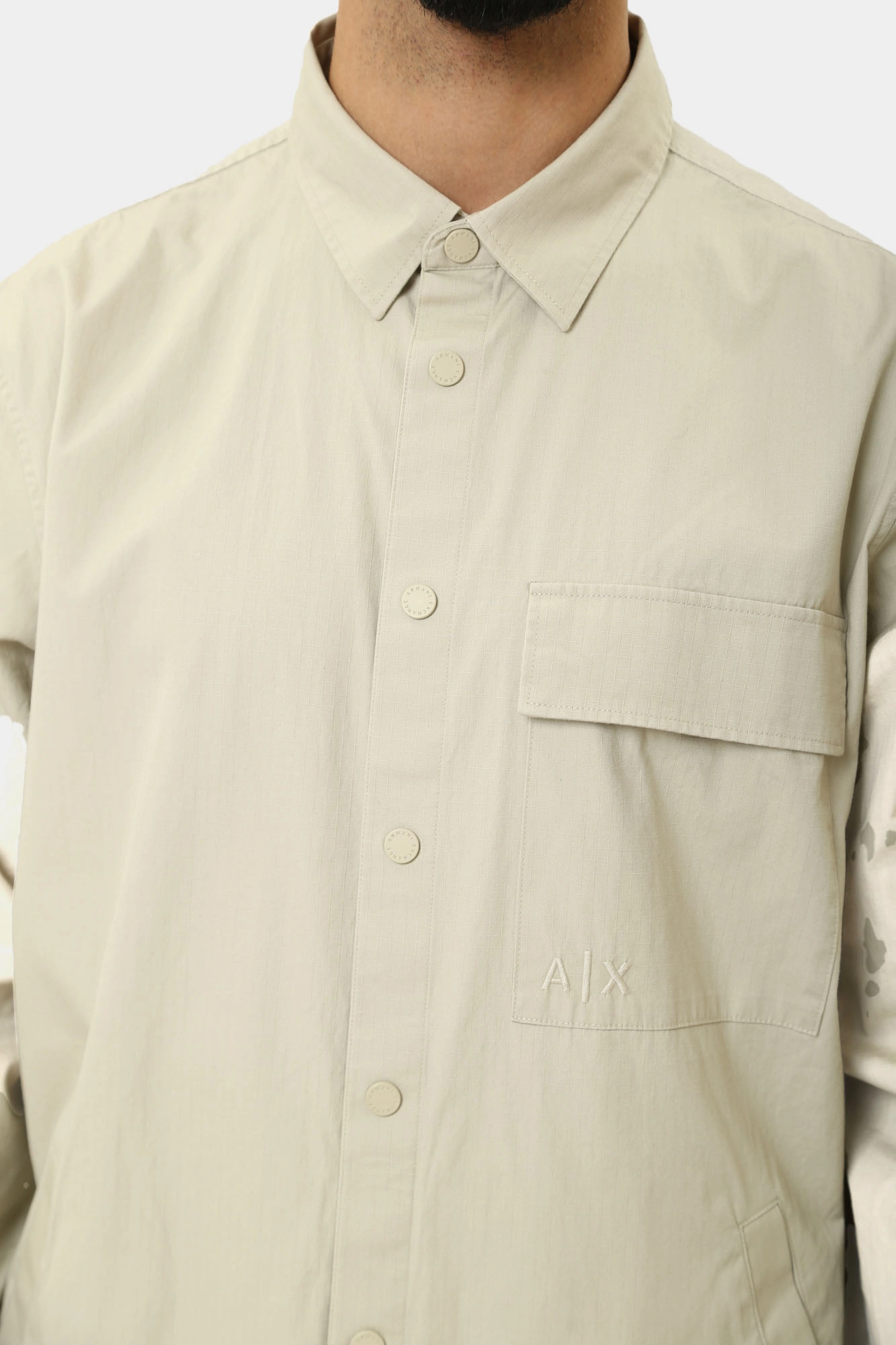 3DZC02_ZN3SZ_1795 Рубашка с длинным рукавом Armani Exchange Бежевый