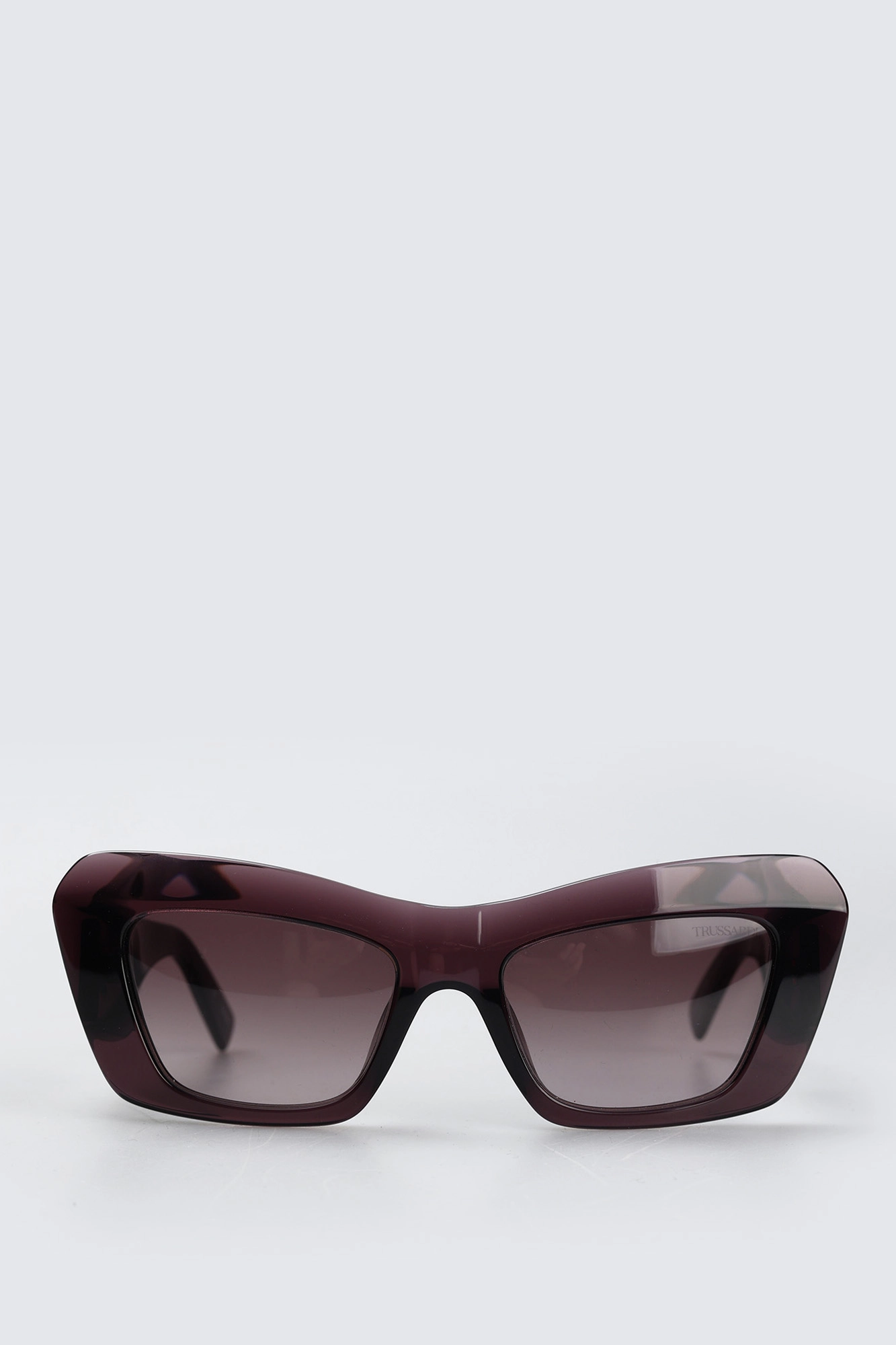 Trussardi-536V-W09 Очки с футляром Trussardi Бордовый