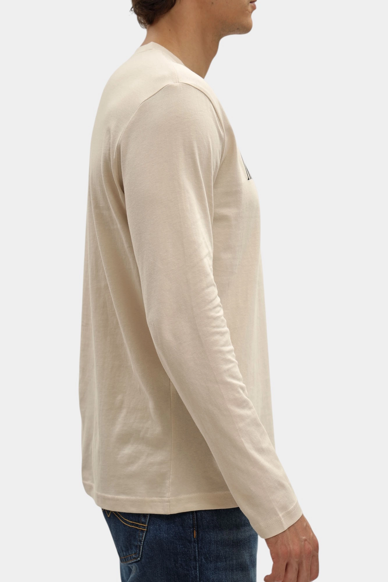 1016873 Лонгслив Mustang Бежевый