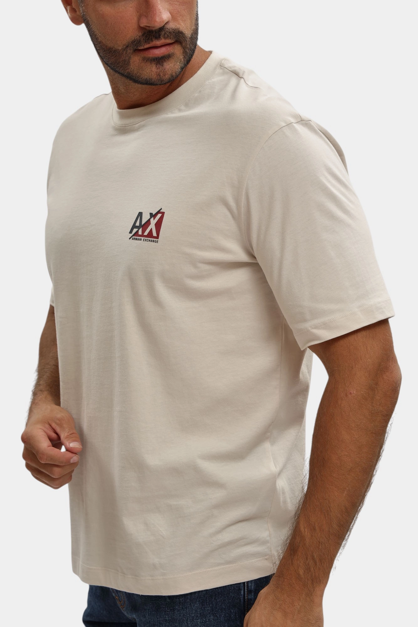 XM001451_AF10356 Футболка Armani Exchange Бежевый