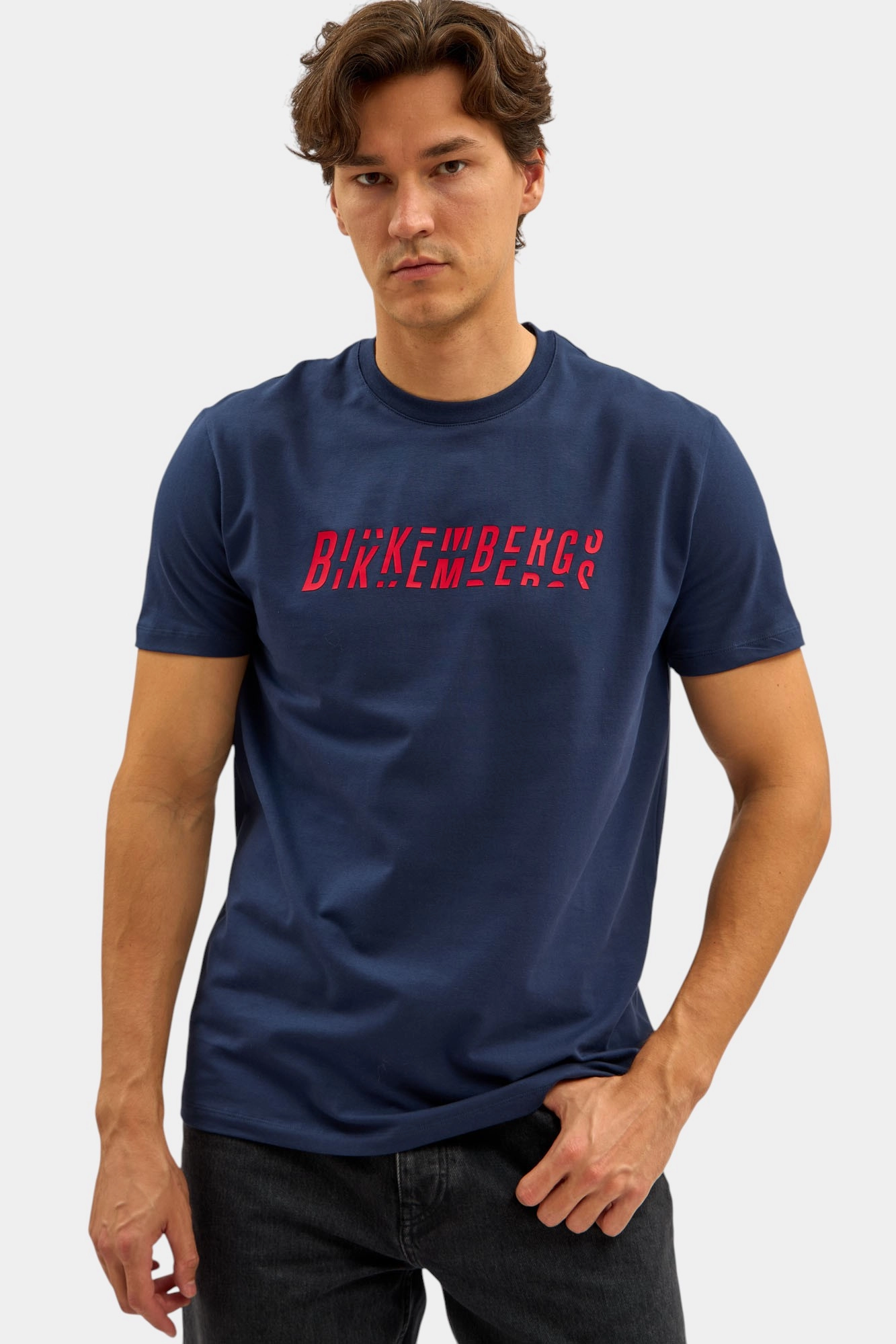 BMT1215 Футболка Bikkembergs Синий