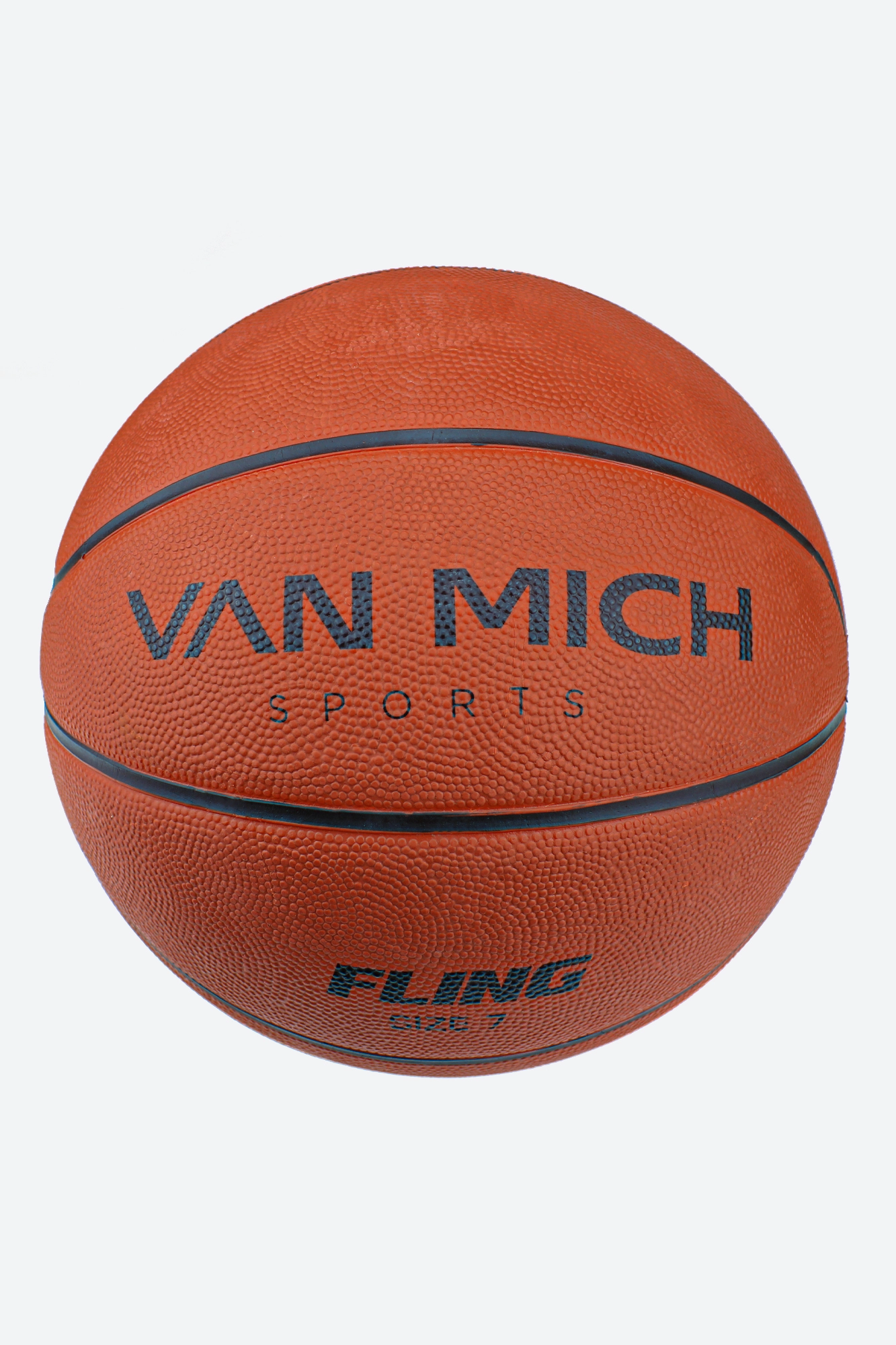 FLING Мяч баскетбольный Van Mich Sports Коричневый