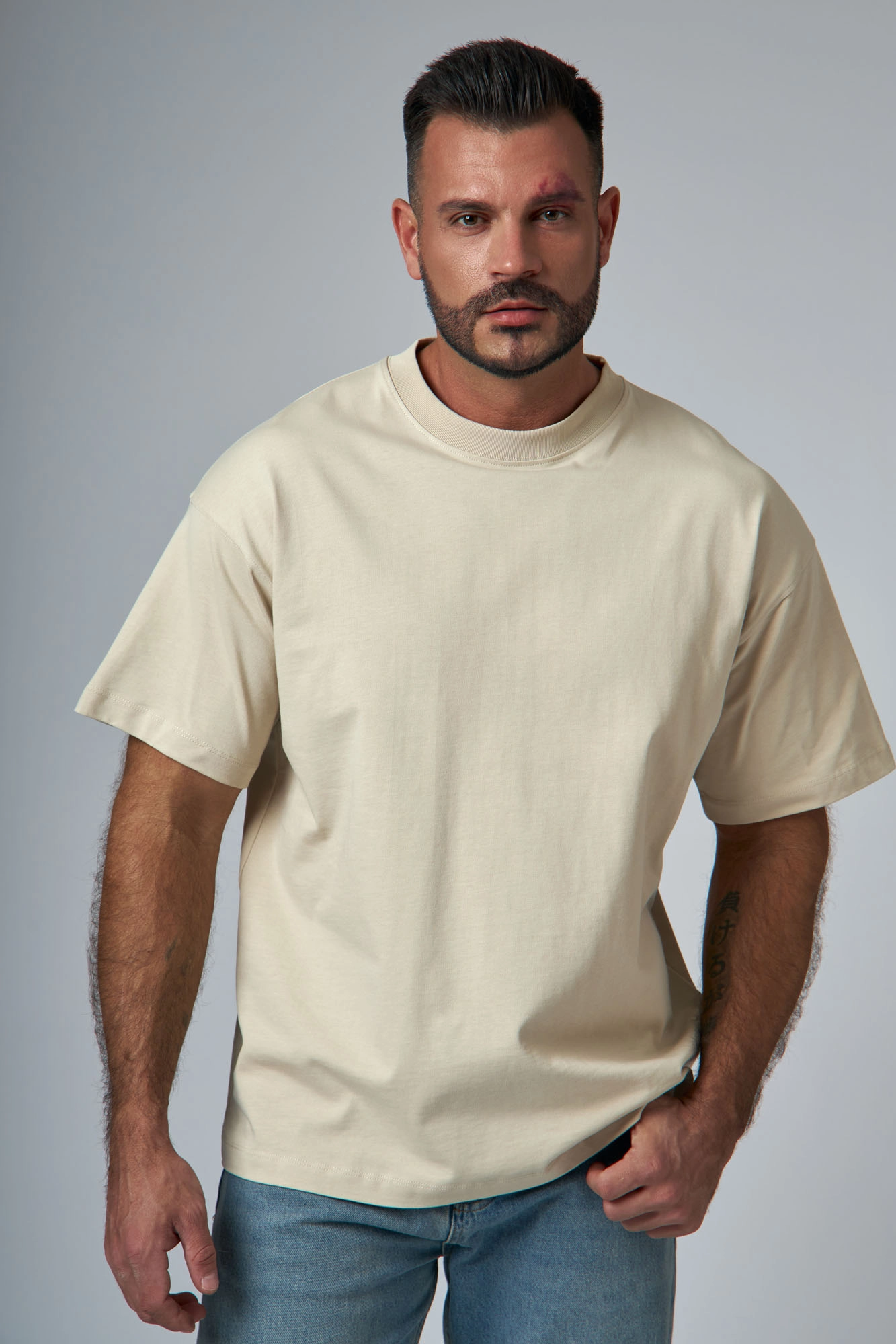 VM-ERK-22-415 Футболка Van Mich Бежевый