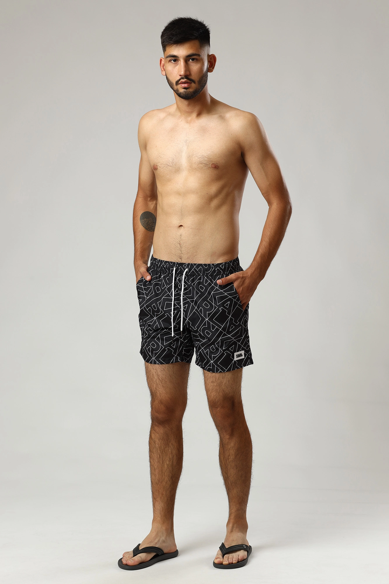 KL22MBM03 Шорты плавательные Karl Lagerfeld Черный