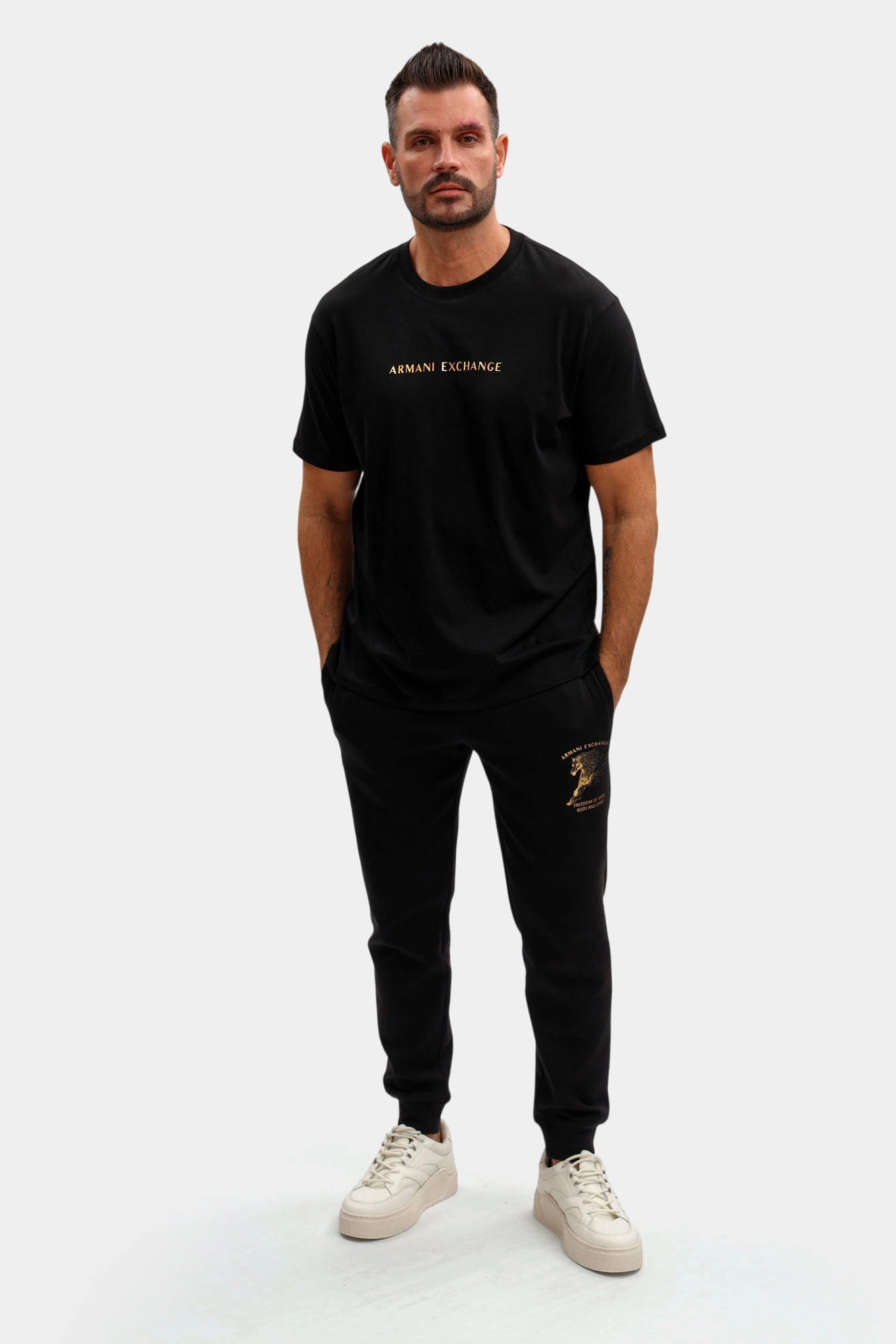 XM002827_AF12308 Футболка Armani Exchange Черный