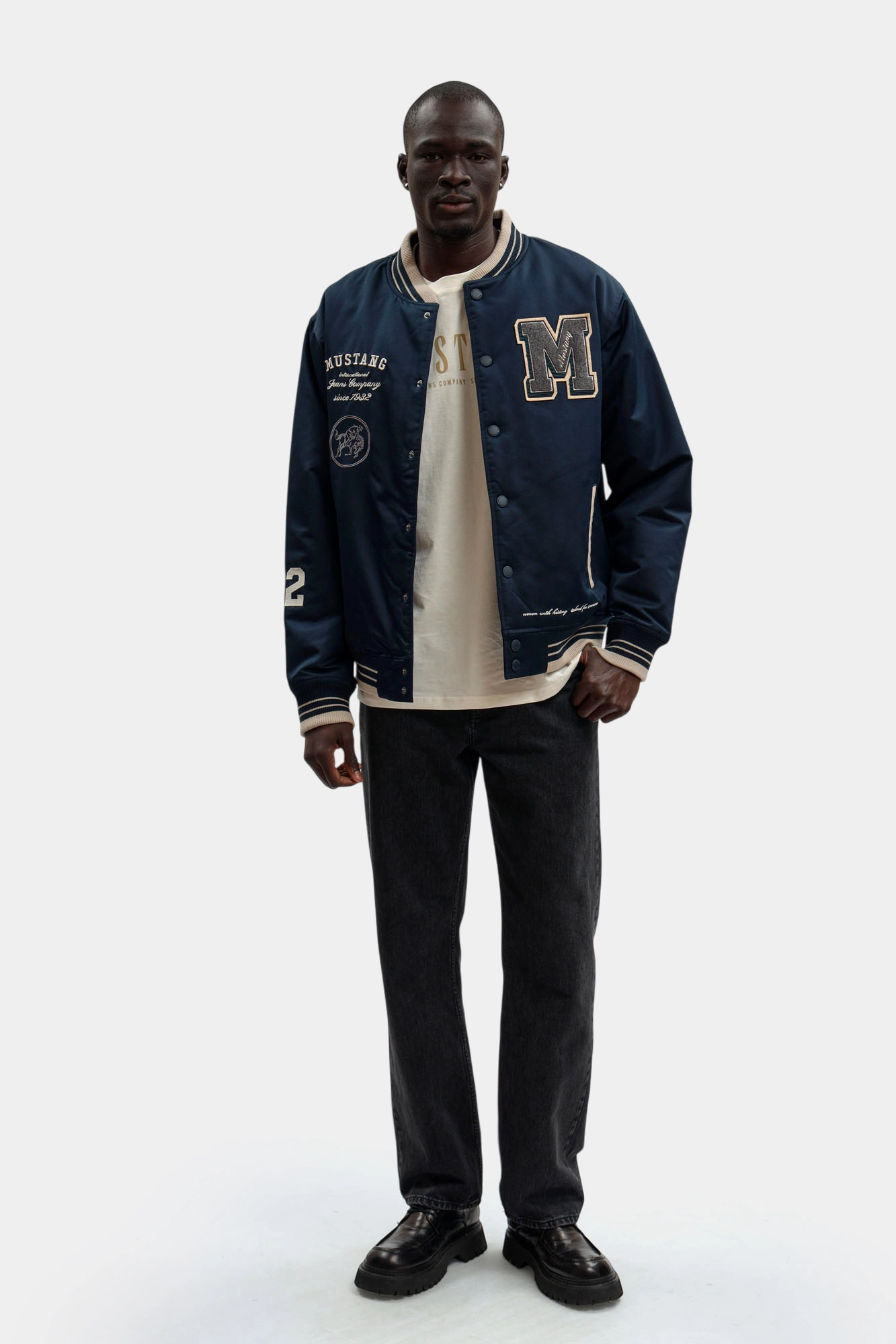 1017522 Куртка легкая Mustang Синий