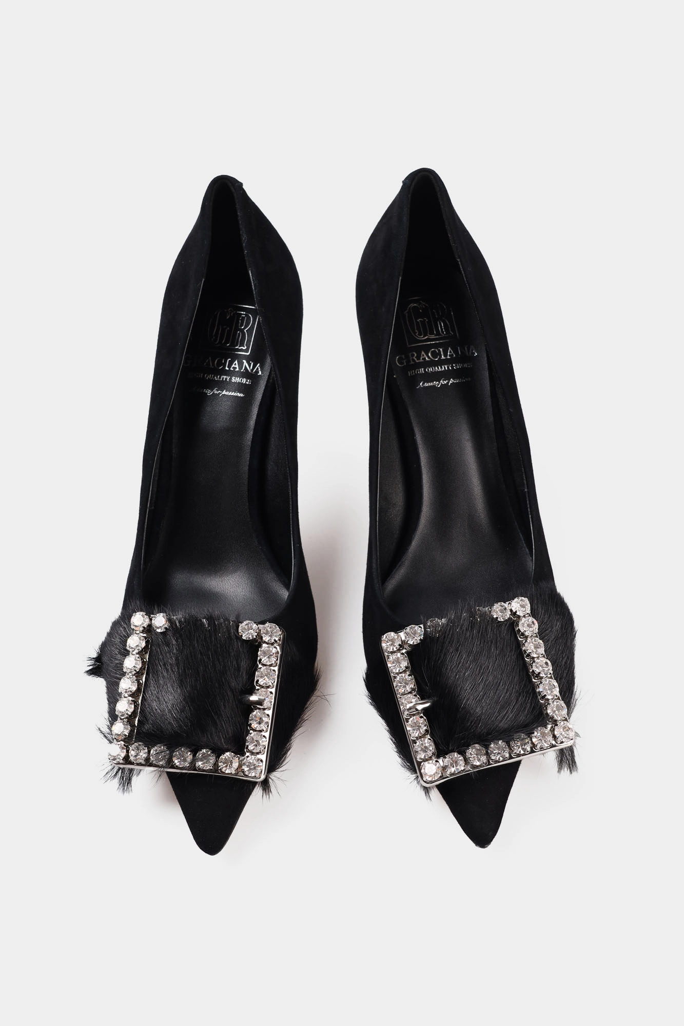 FS8528-166 Лодочки Graciana Черный