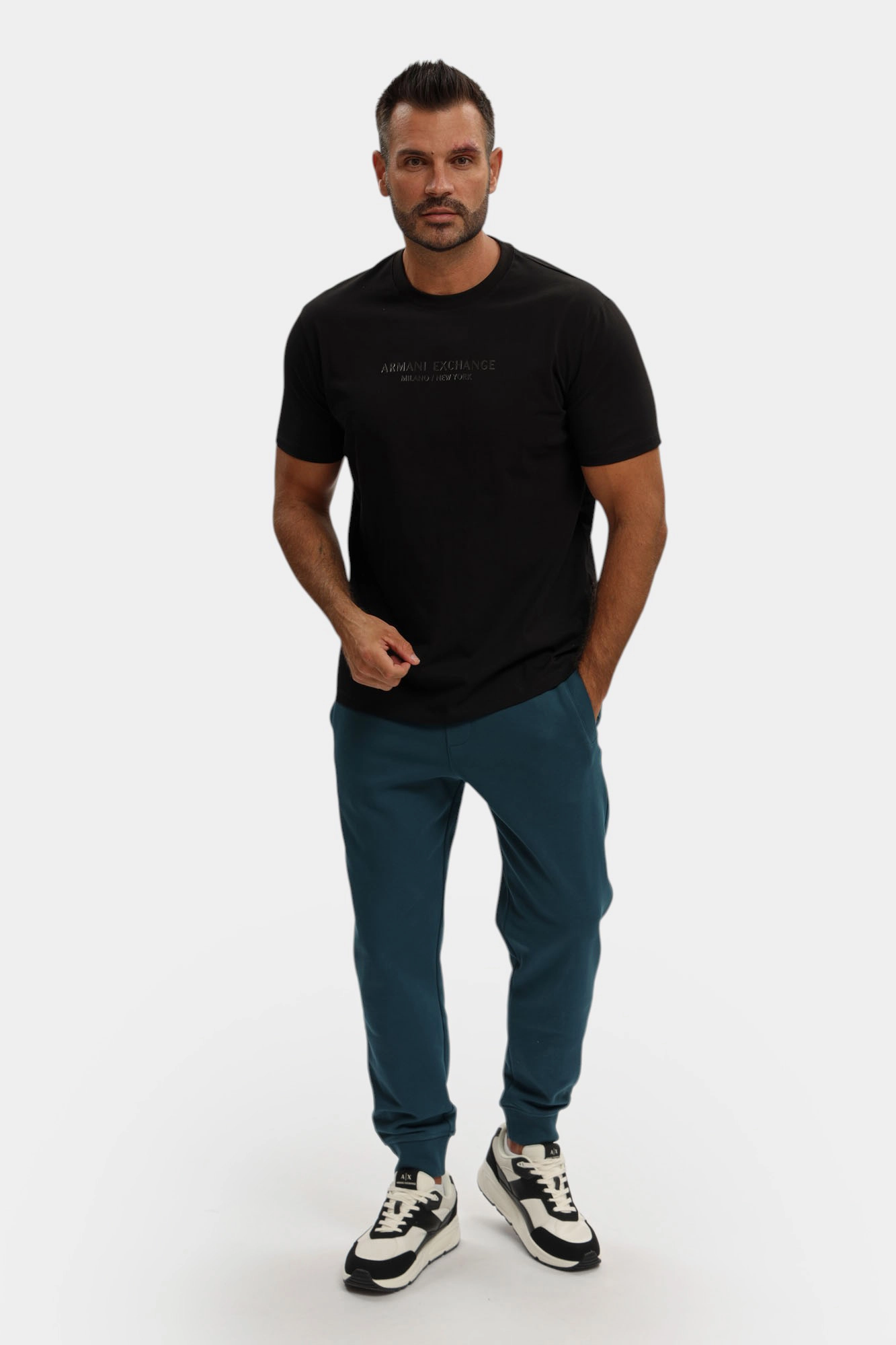 XM001280_AF10361 Футболка Armani Exchange Черный