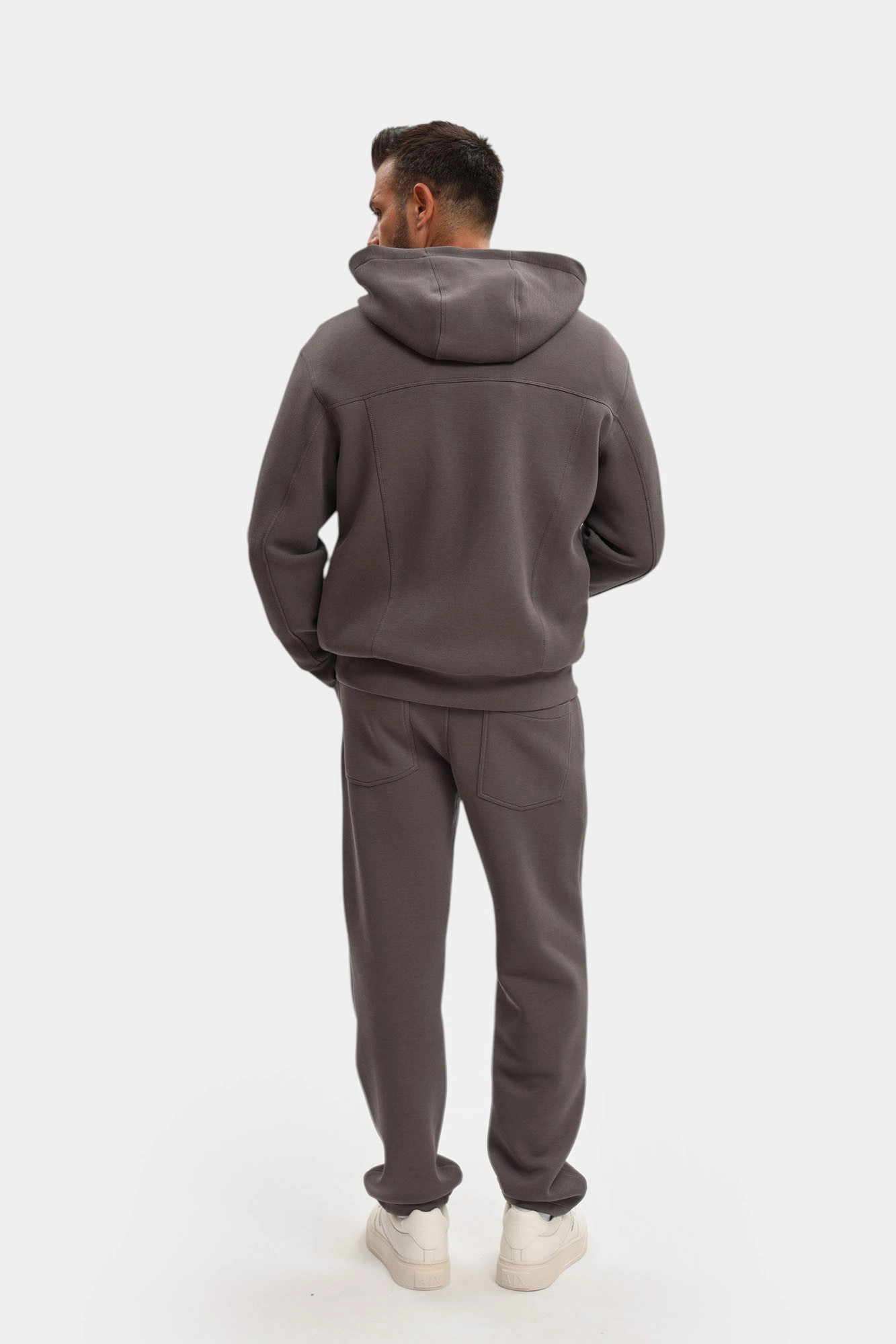 XM000967_AF16222 Толстовка с/к Armani Exchange Серый