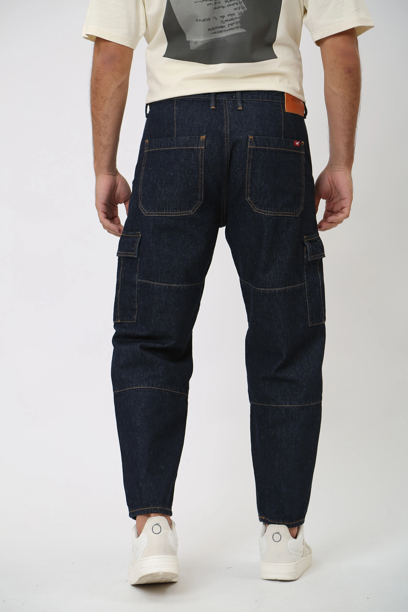 1014616-5000 Джинсы Toledo Loose Cargo  Mustang Синий