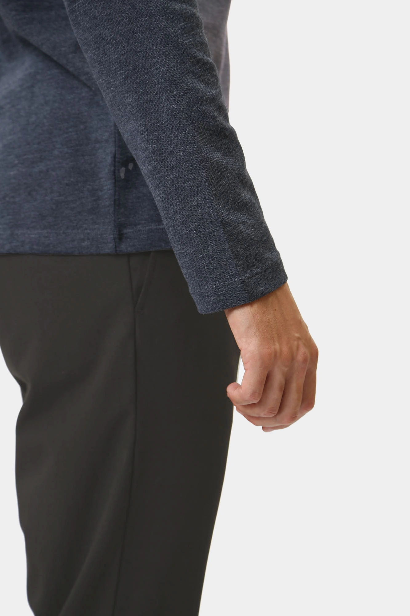 30042482_10008529 Поло с длинным рукавом Strellson Синий