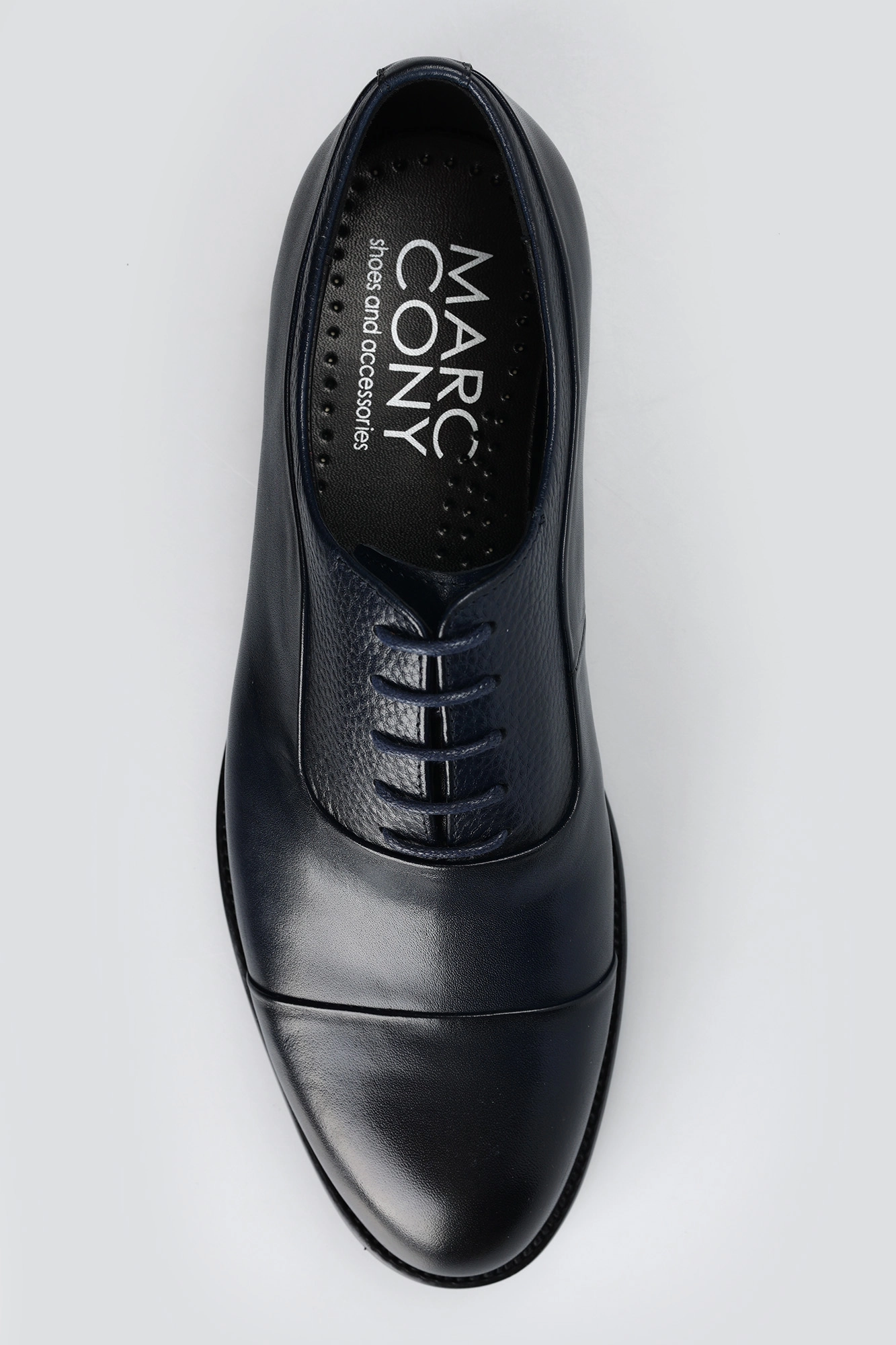 MC15847-ML/10 нат.кожа Полуботинки муж кожа син. Туфли Marc Cony Синий