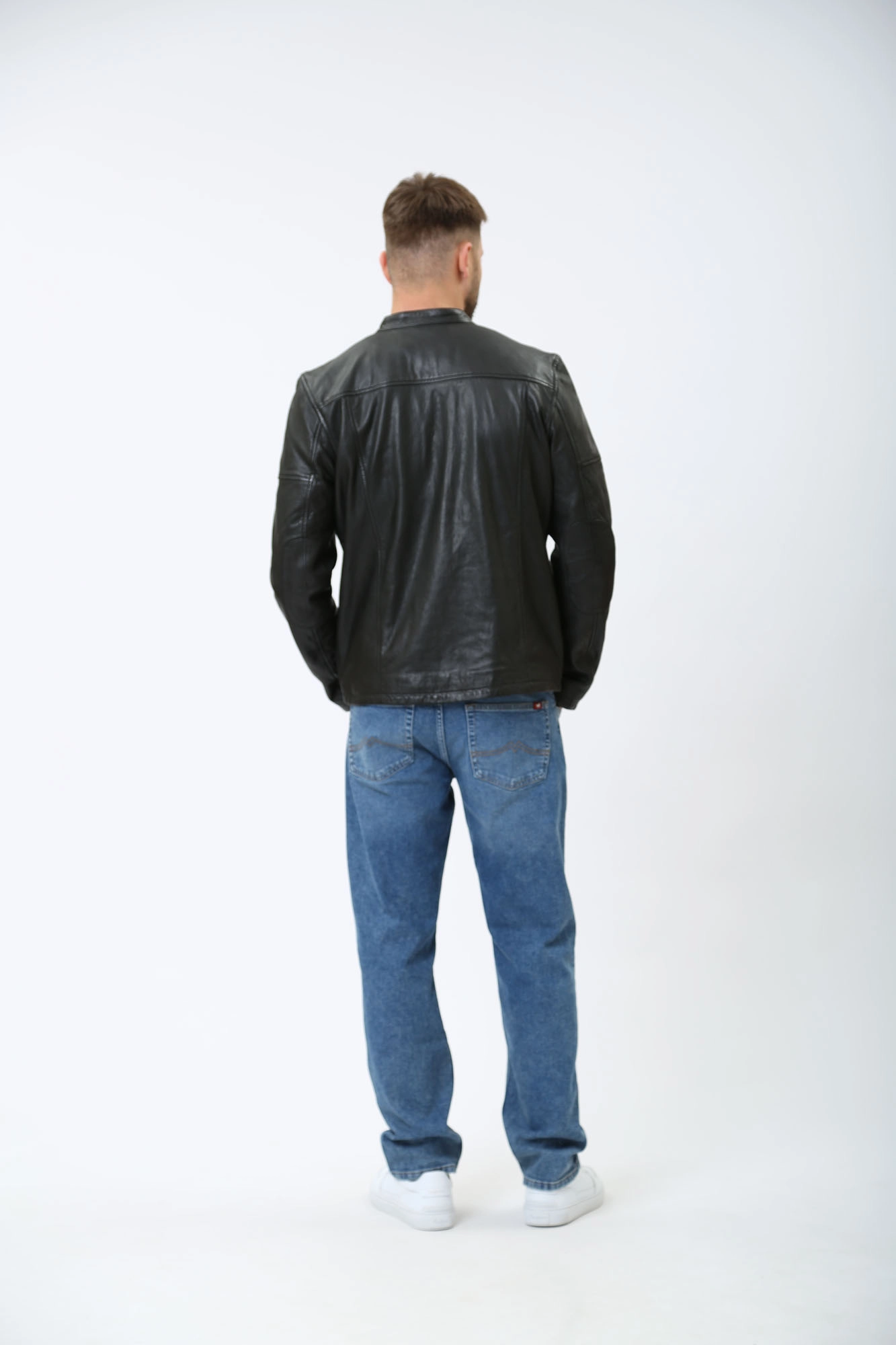 MU-M241-135 Куртка кожаная Mustang Черный