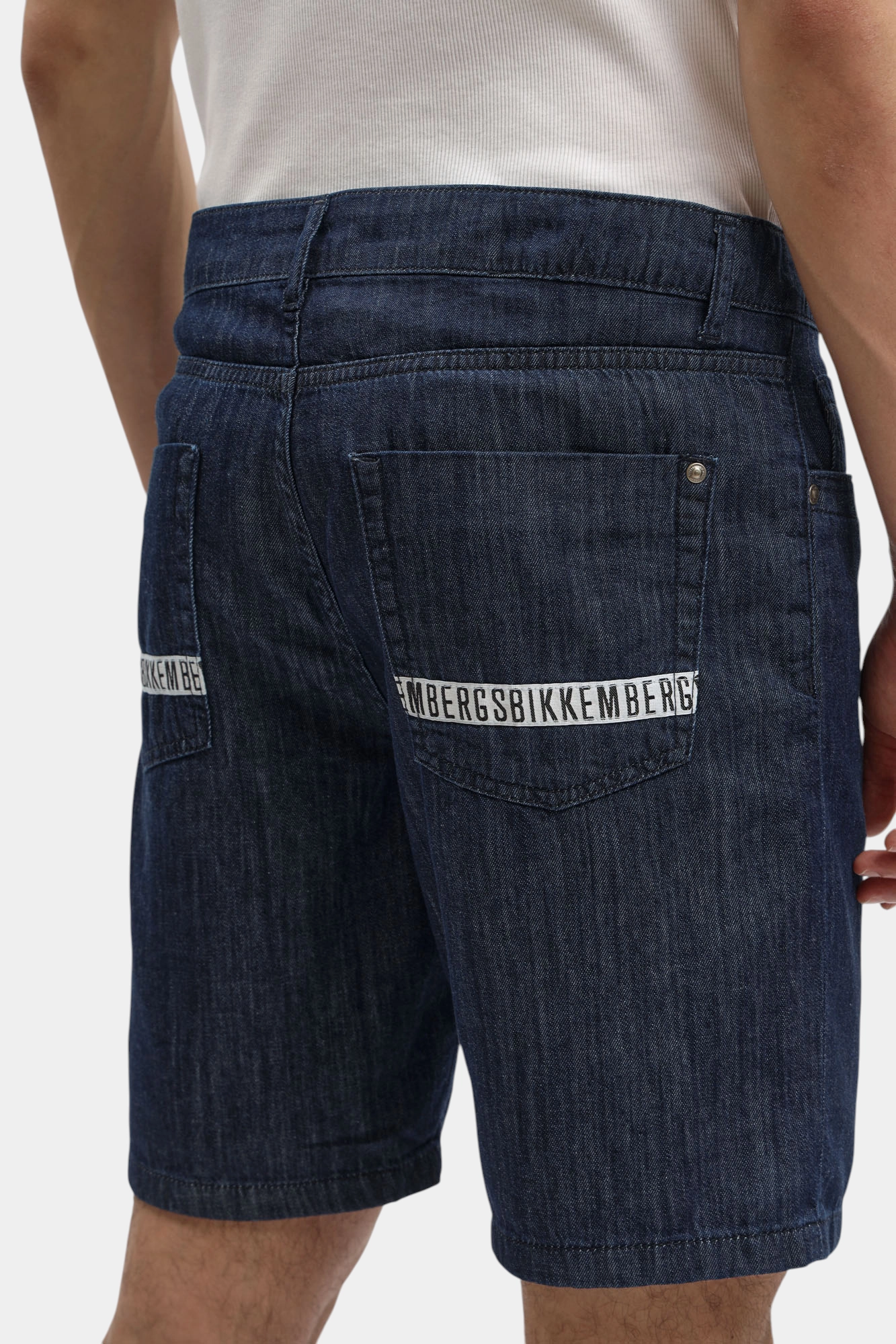 BMD1655R Шорты джинсовые Bikkembergs Синий
