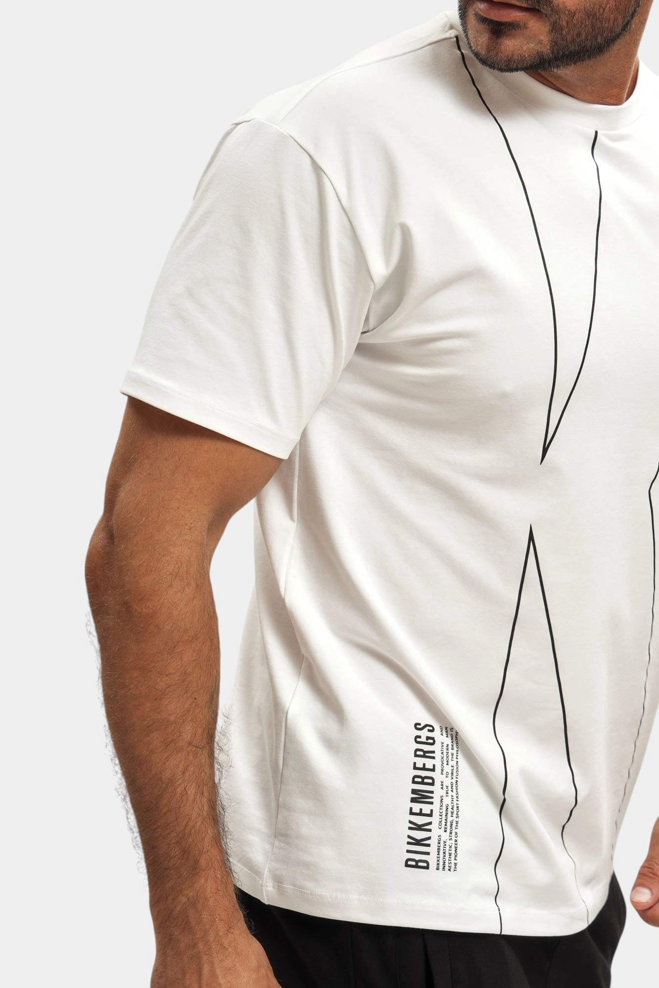 BMT0911 Футболка Bikkembergs Белый