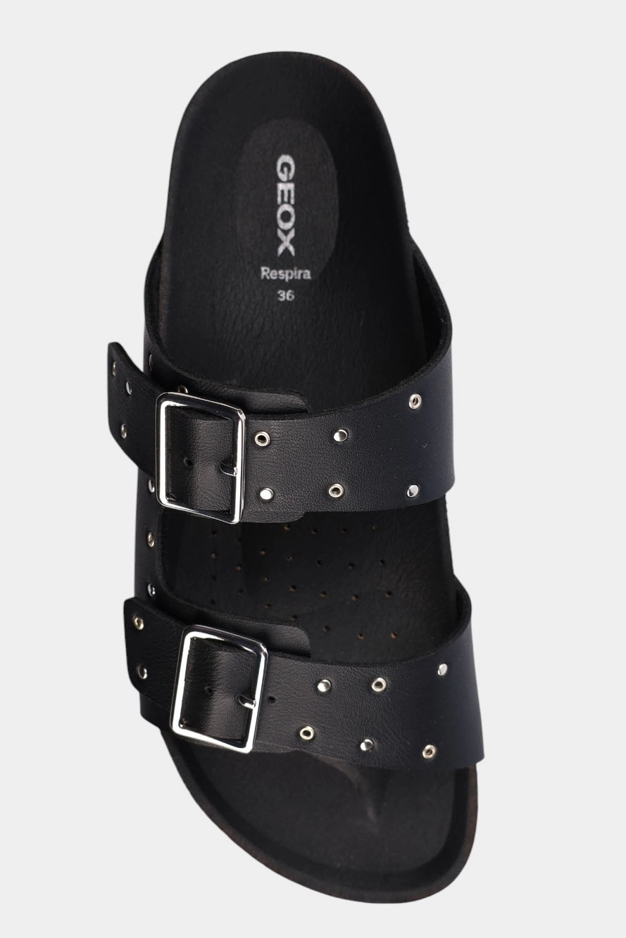 J558MJ000BCC Шлепки Geox Черный