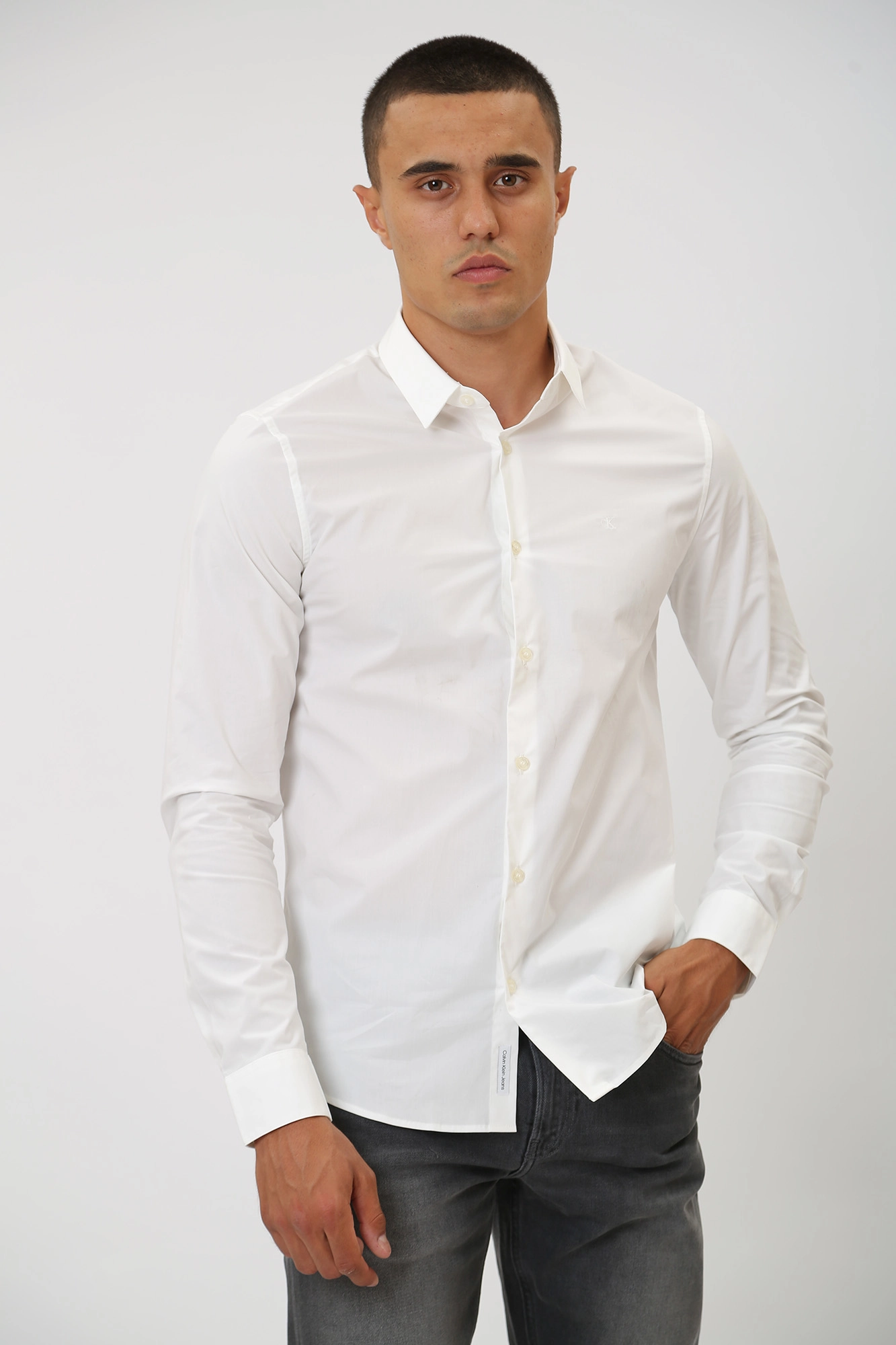 J30J319065 Сорочка Calvin Klein Jeans  Calvin Klein Jeans Белый