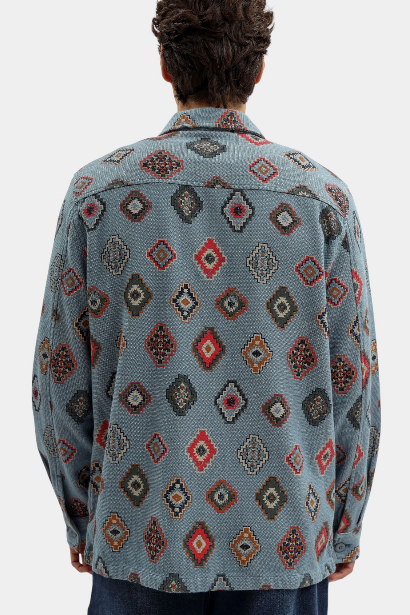 1016956 Рубашка Mustang Голубой