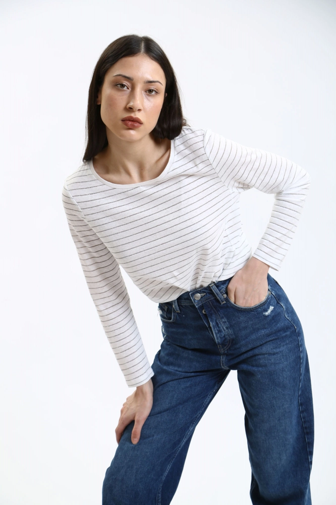 Джинсы Moms Mustang  Голубой