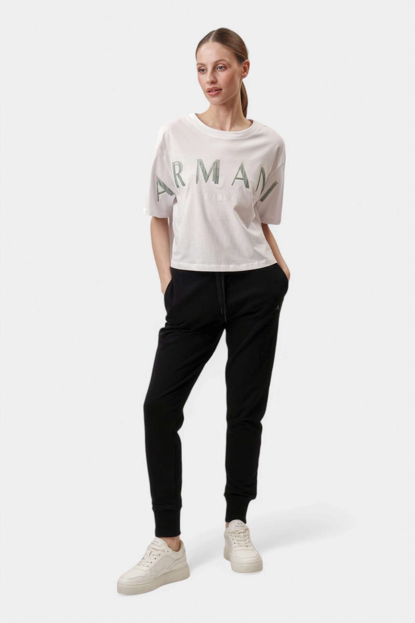 XW000497_AF12739 брюки спортивные armani exchange 