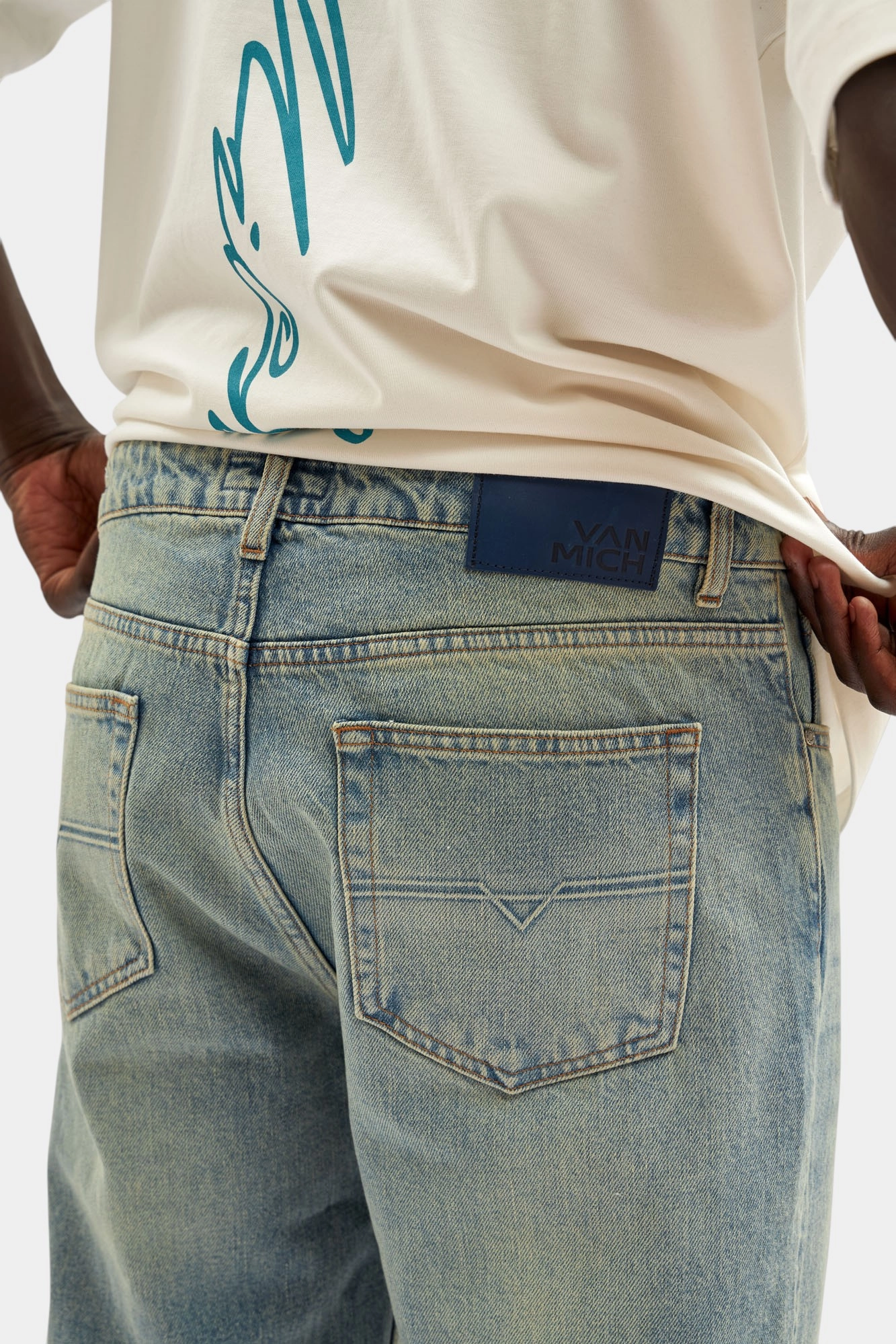 VM-OMA-33-551 Джинсы Van Mich Синий