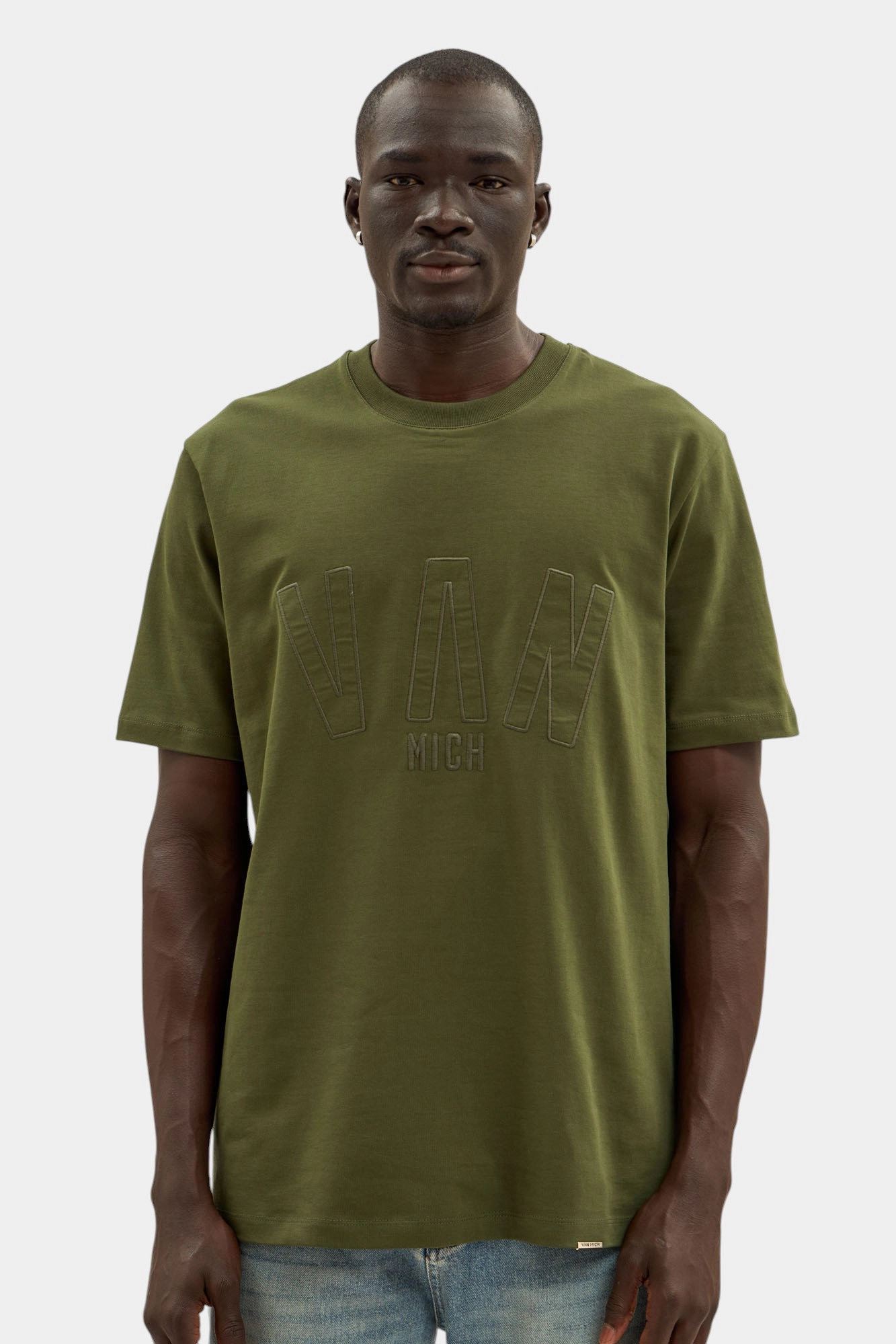 VM-ERK-22-578 Футболка Van Mich Зеленый