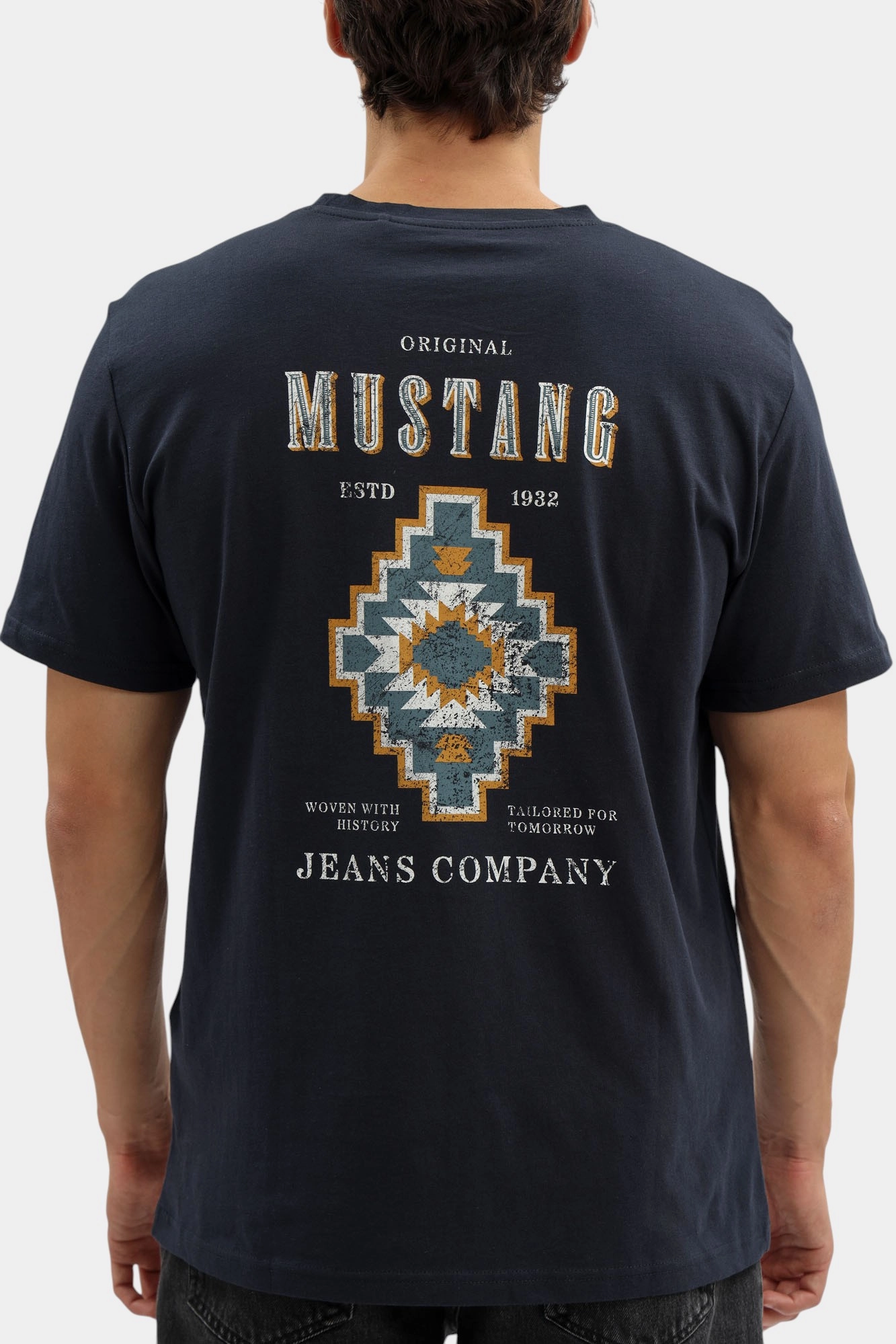 1016863 Футболка Mustang Синий