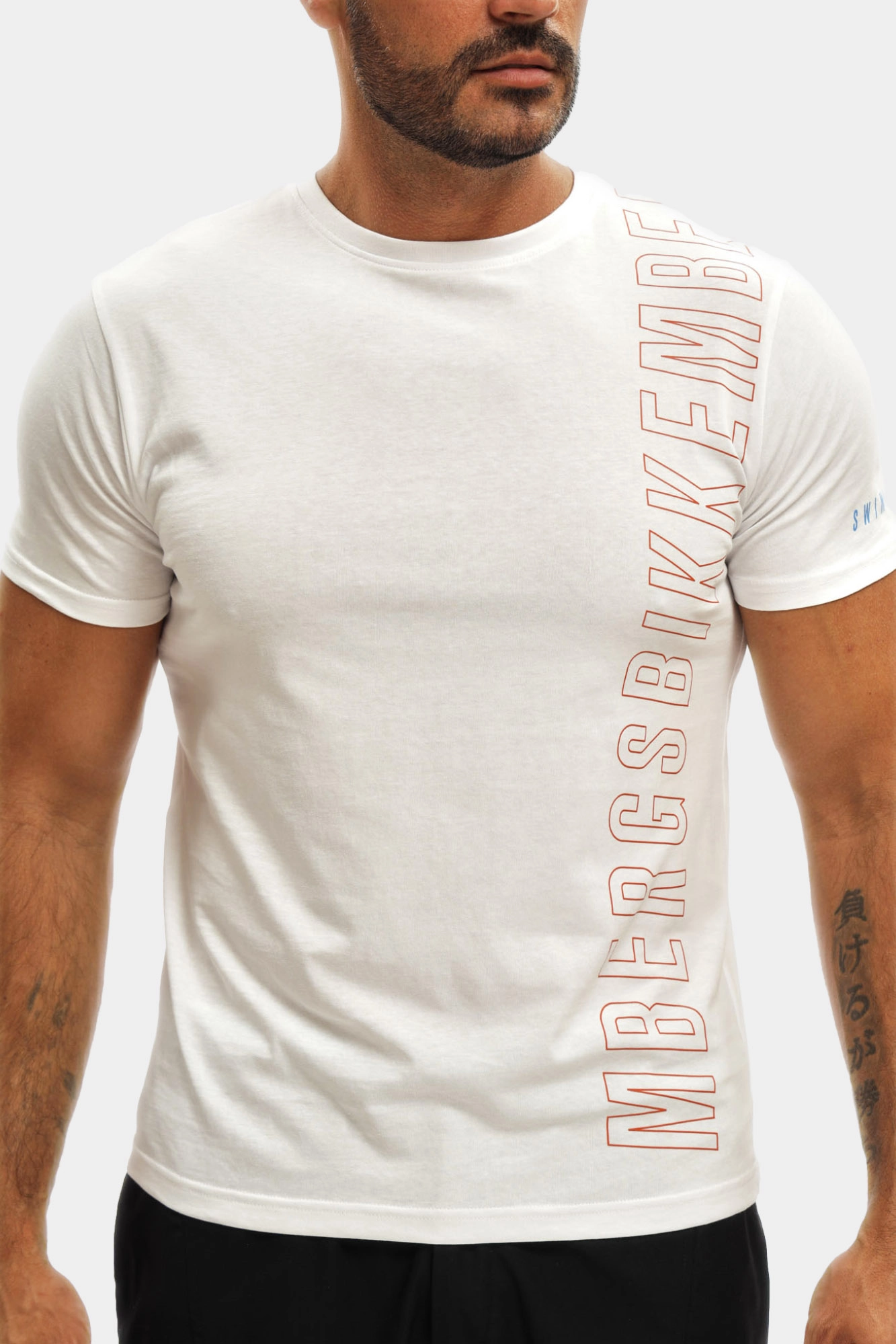BKK25MTS01 Футболка Bikkembergs Белый