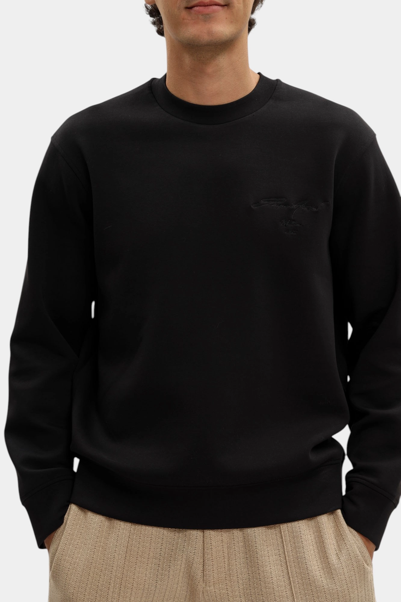 EM002906_ AF10013 Джемпер Emporio Armani Черный