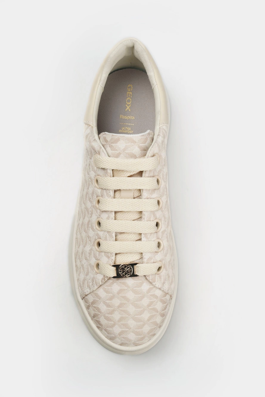 D55TCD0DSBCC Кеды Geox Бежевый