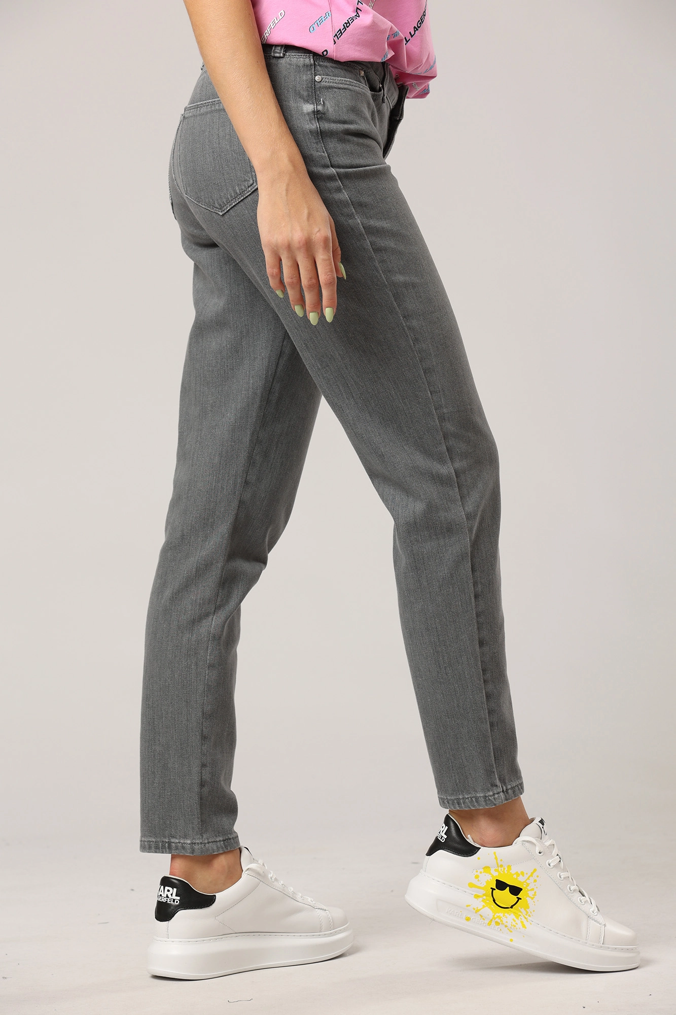 225W1108 брюки джинсовые karl lagerfeld