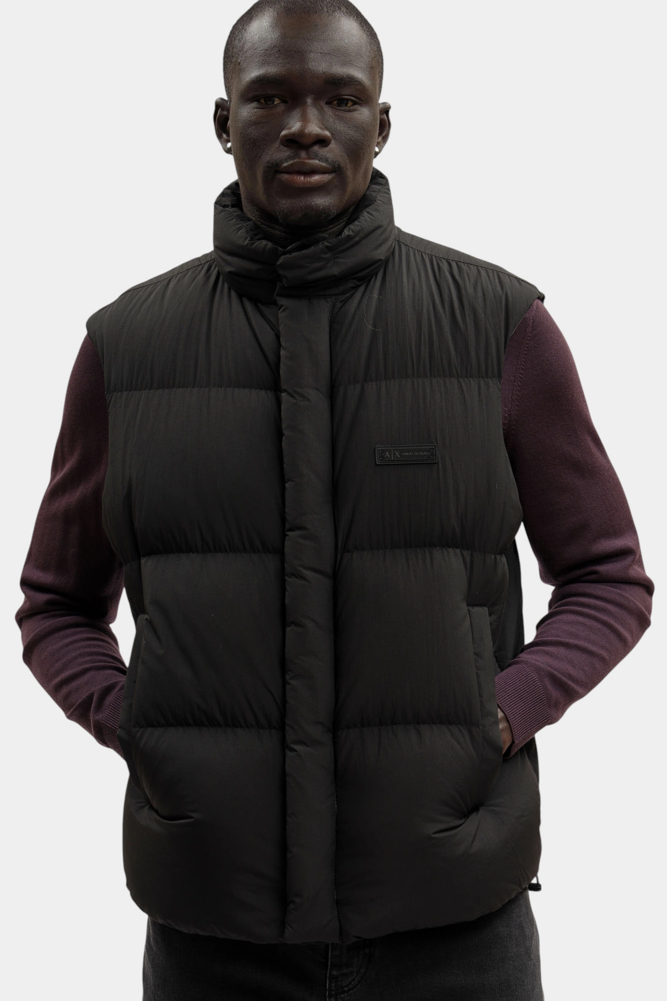 XM001100_AF16340 Жилеты Armani Exchange Черный
