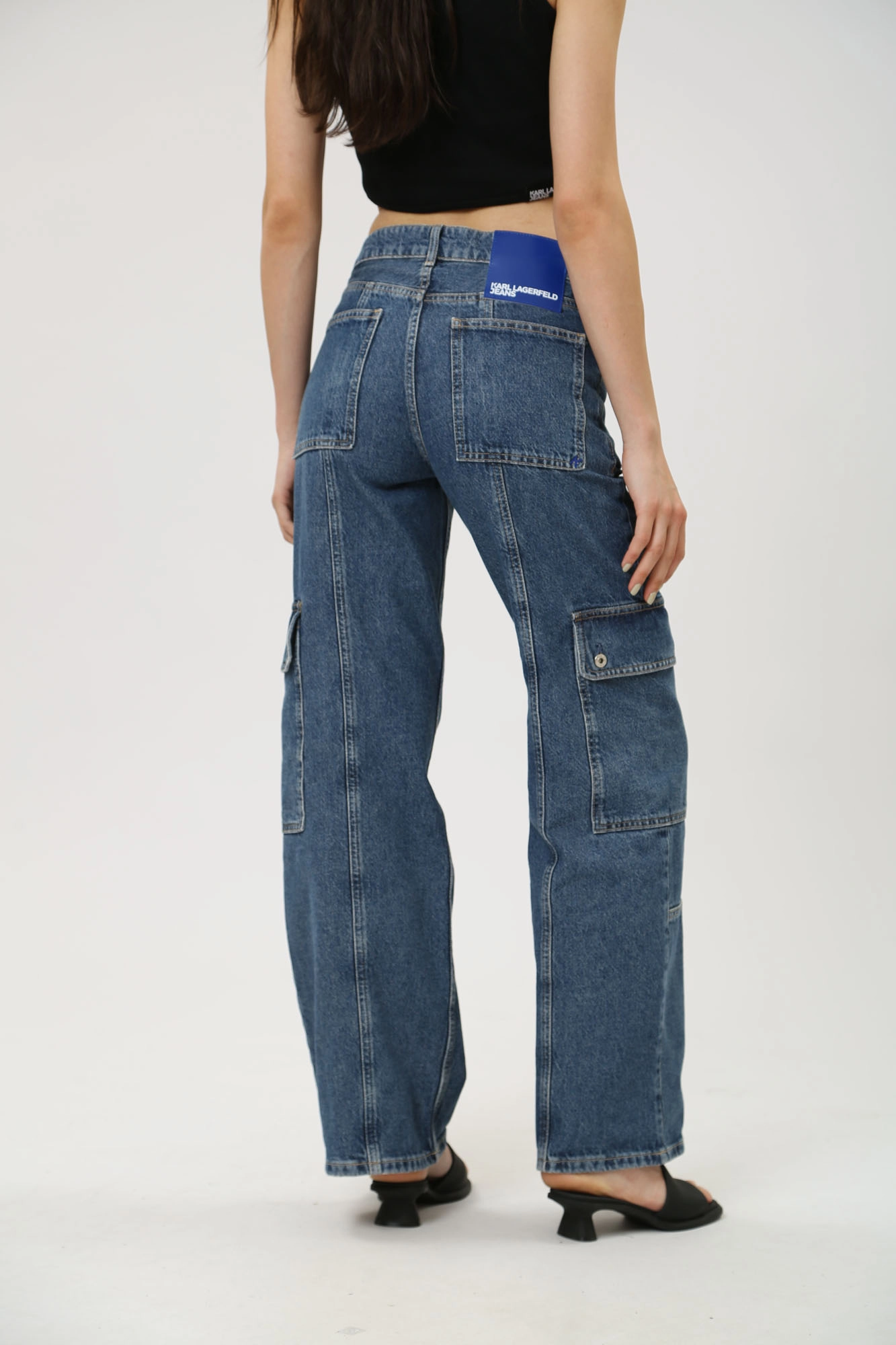 241J1113 джинсы straight  karl lagerfeld jeans 