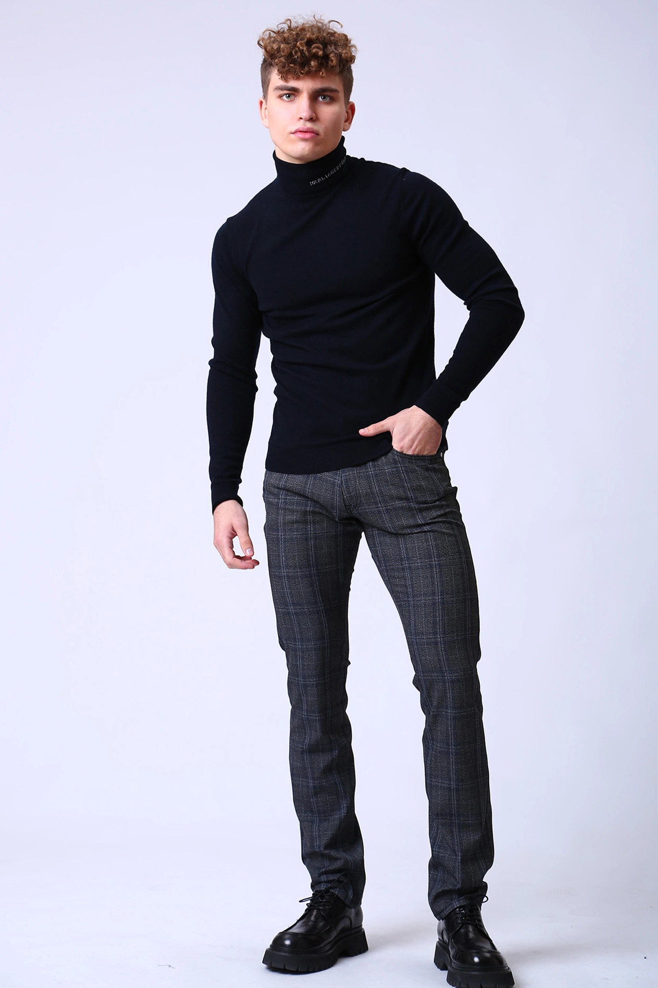 524306_655044 Водолазка Karl Lagerfeld Синий