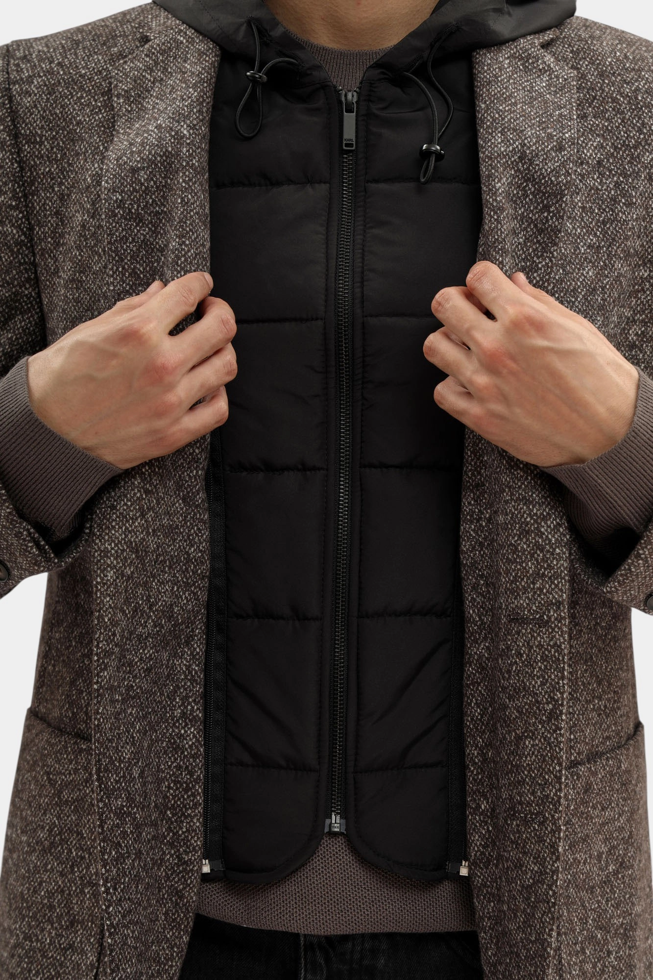 554016_155384 Пиджак Karl Lagerfeld Коричневый