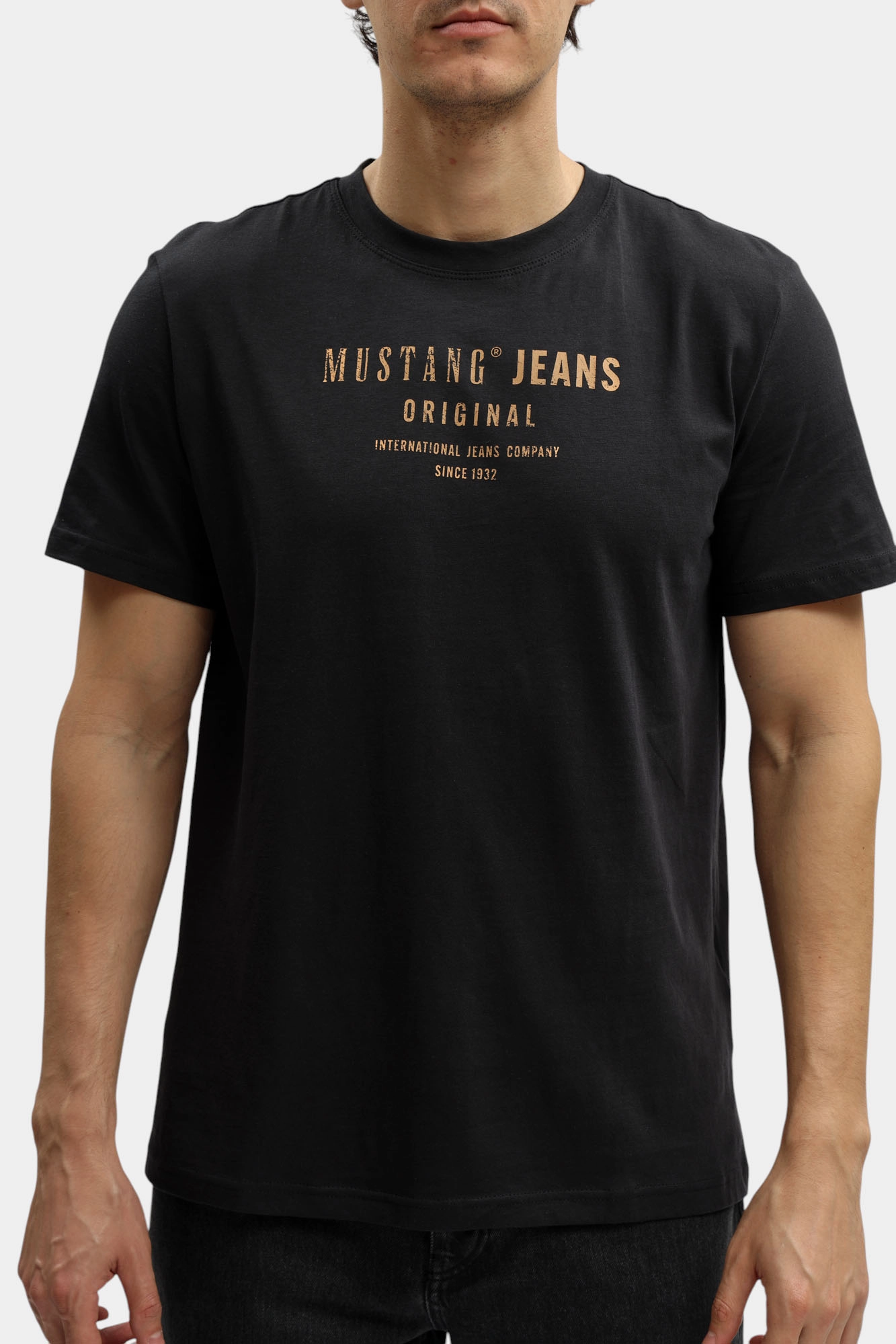 1017133 Футболка Mustang Черный