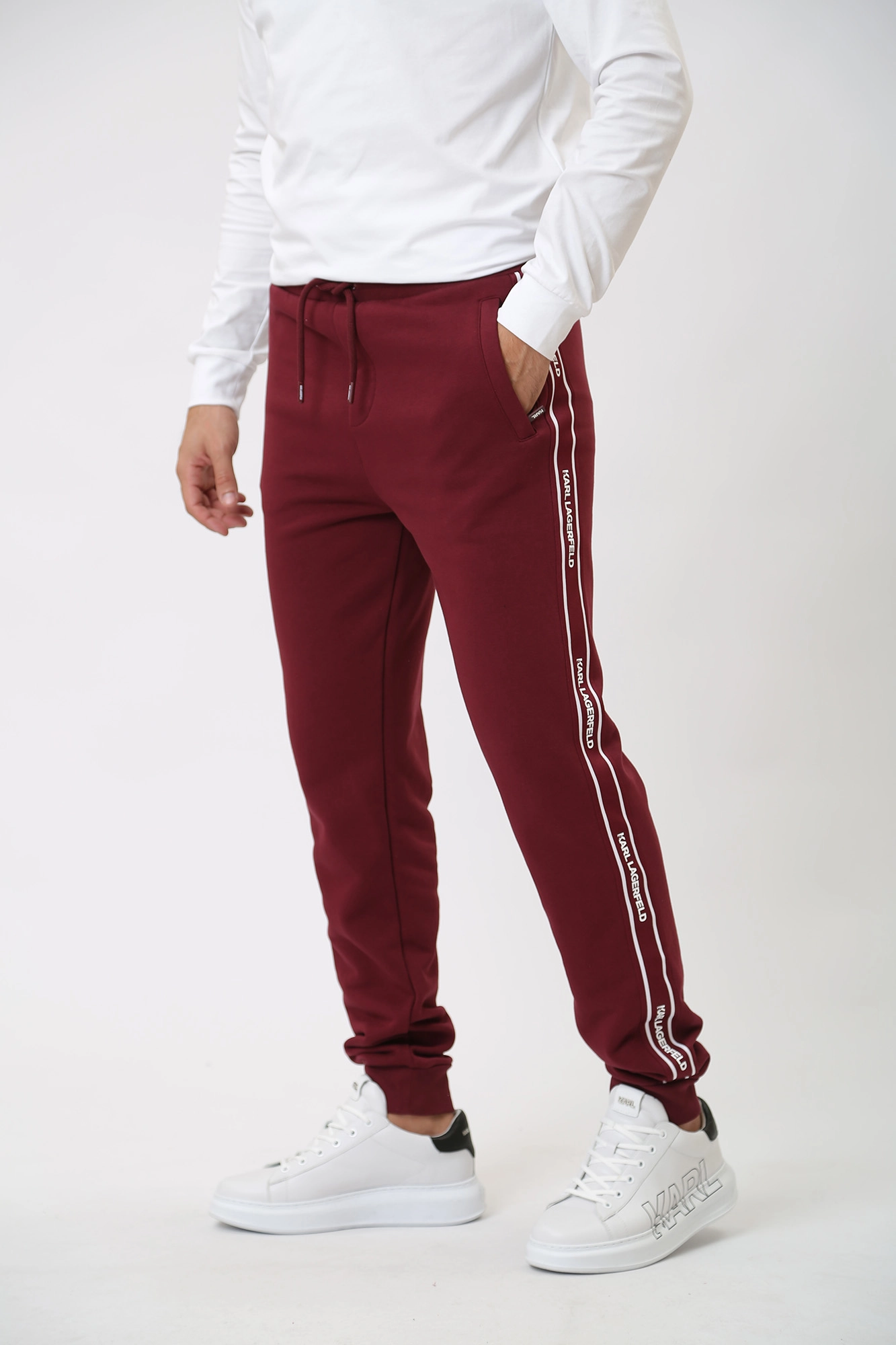 534910_705039 Брюки спортивные Karl Lagerfeld Бордовый