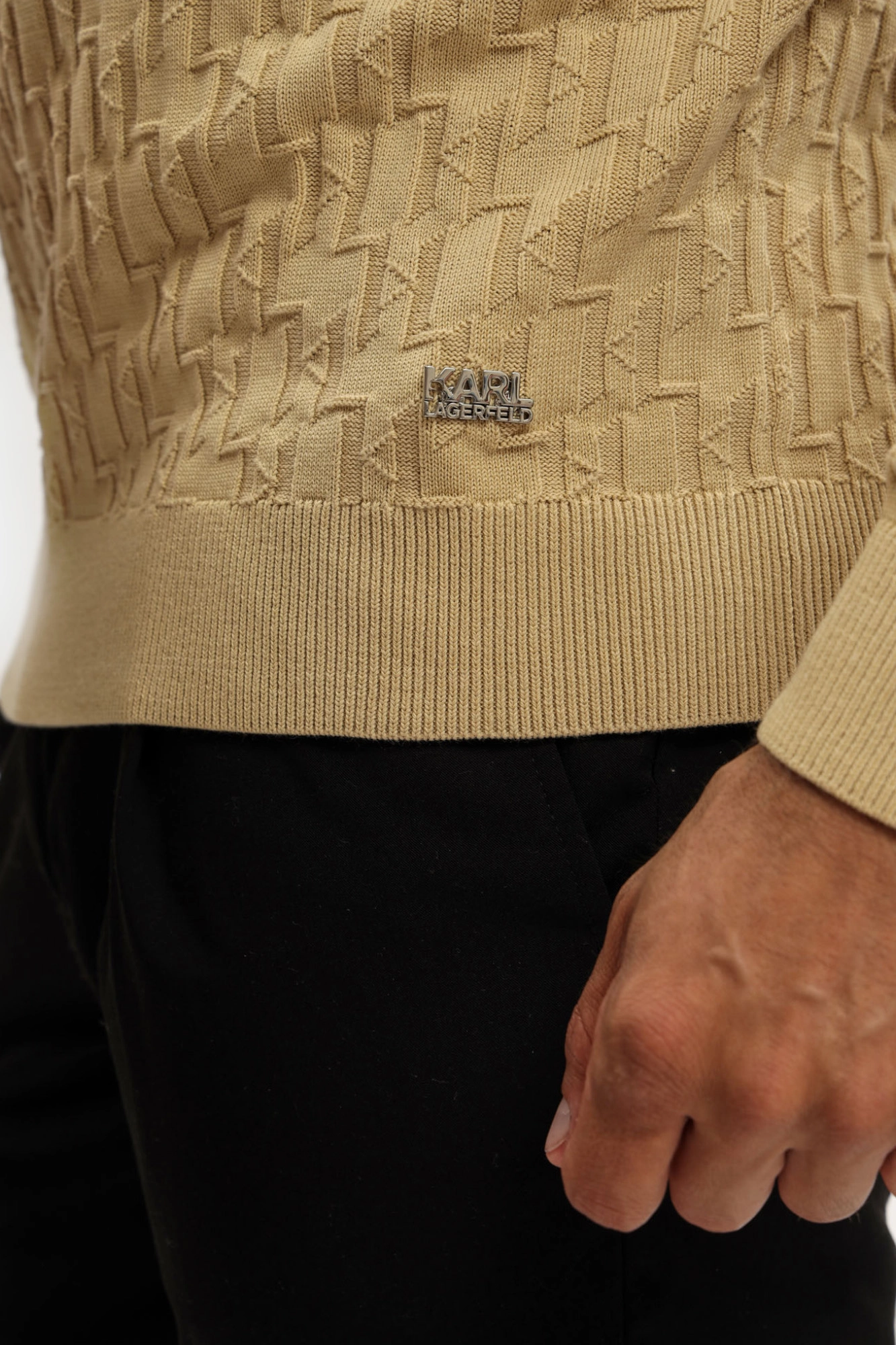 553306_655035 Джемпер Karl Lagerfeld Бежевый