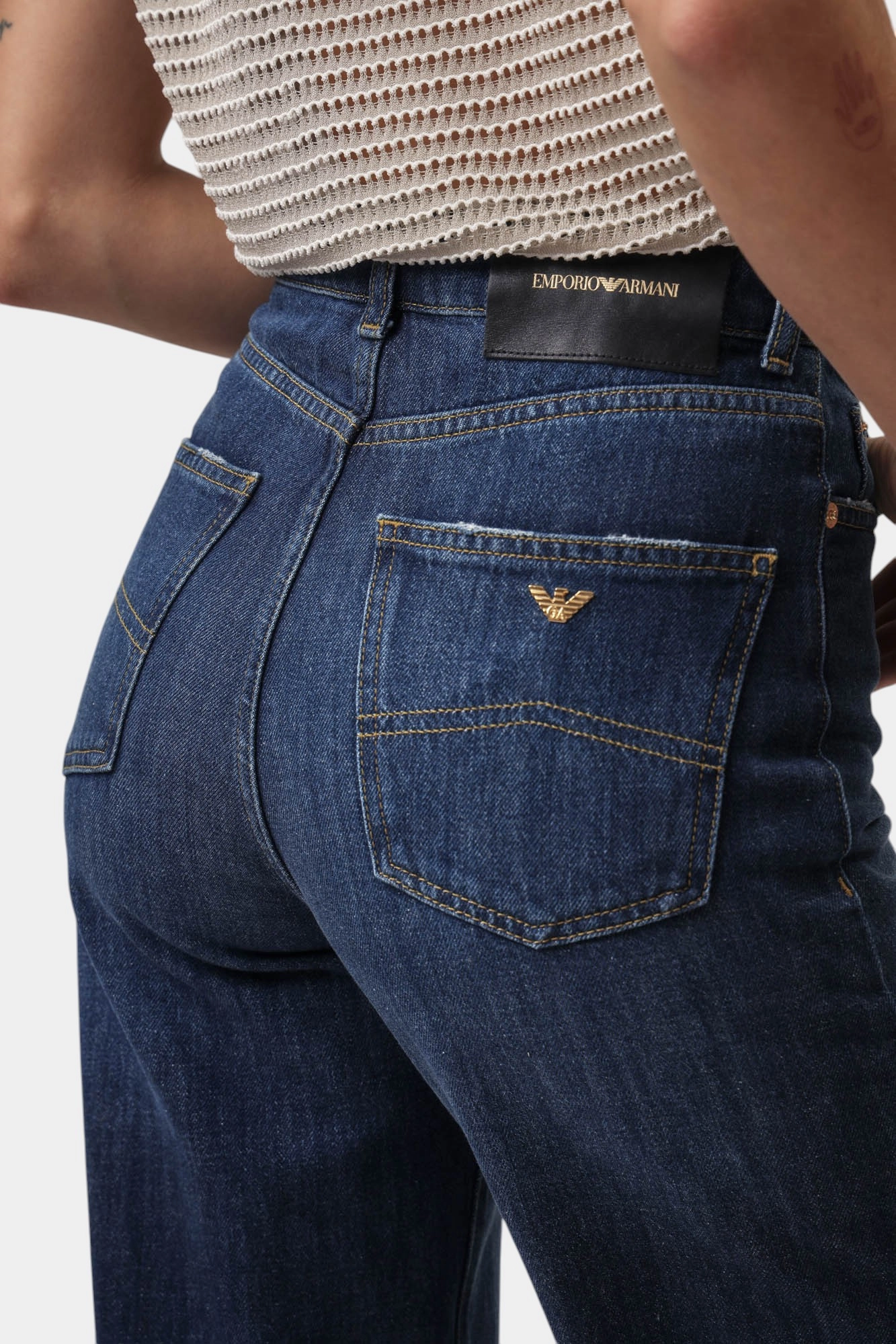 EW001119_AF12676 брюки джинсовые emporio armani 