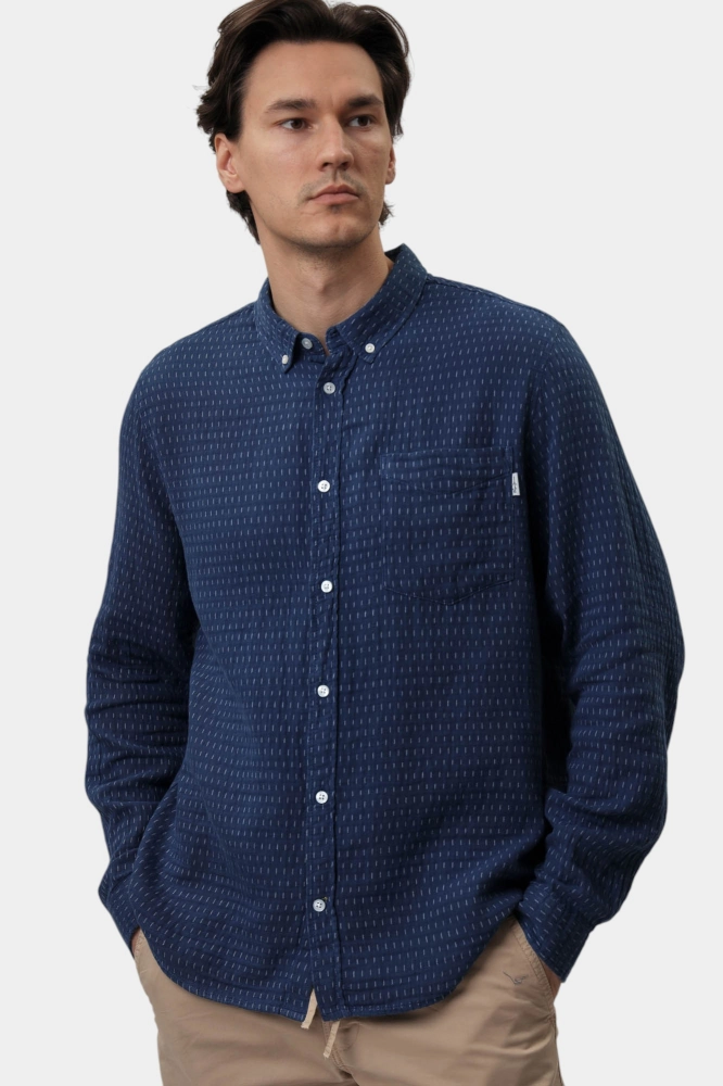 Брюки спортивные Emporio Armani Шерсть Синий