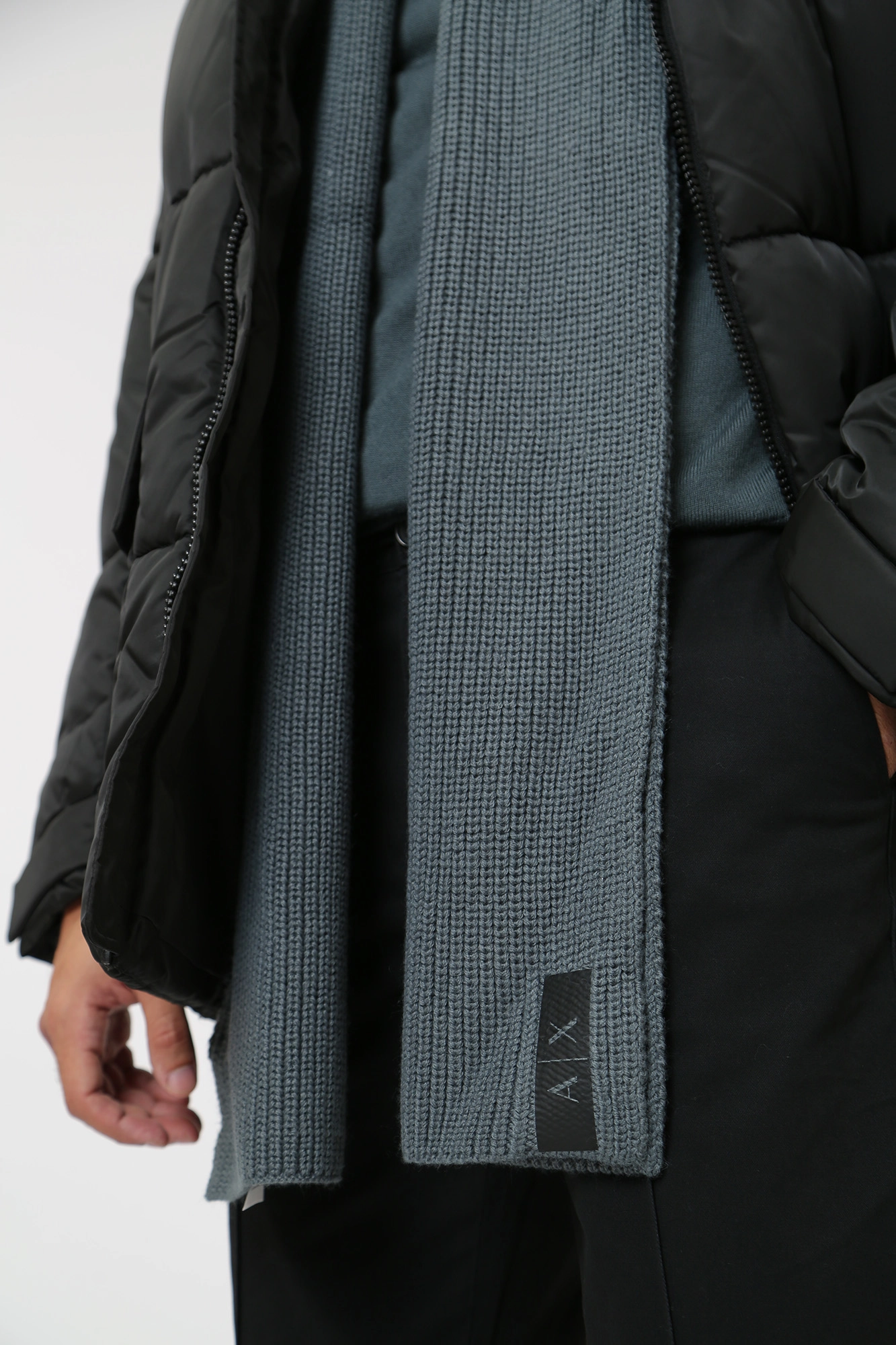 954616_3F307 Шарф Armani Exchange Зеленый