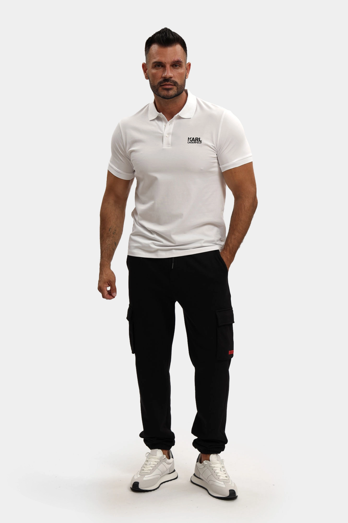 553235_745088 Поло Karl Lagerfeld Белый