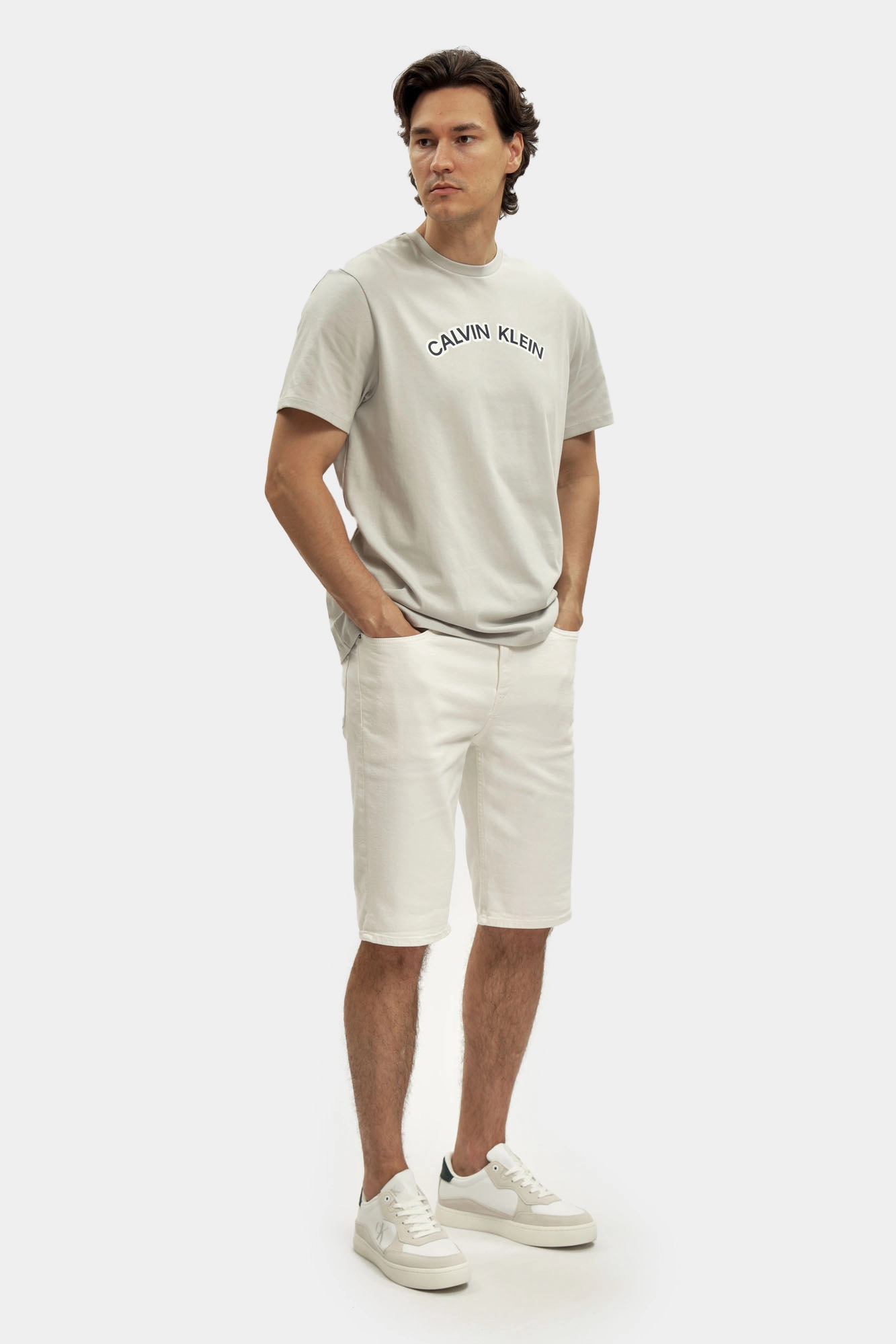 LV04RB849G Футболка Calvin Klein Jeans Серый