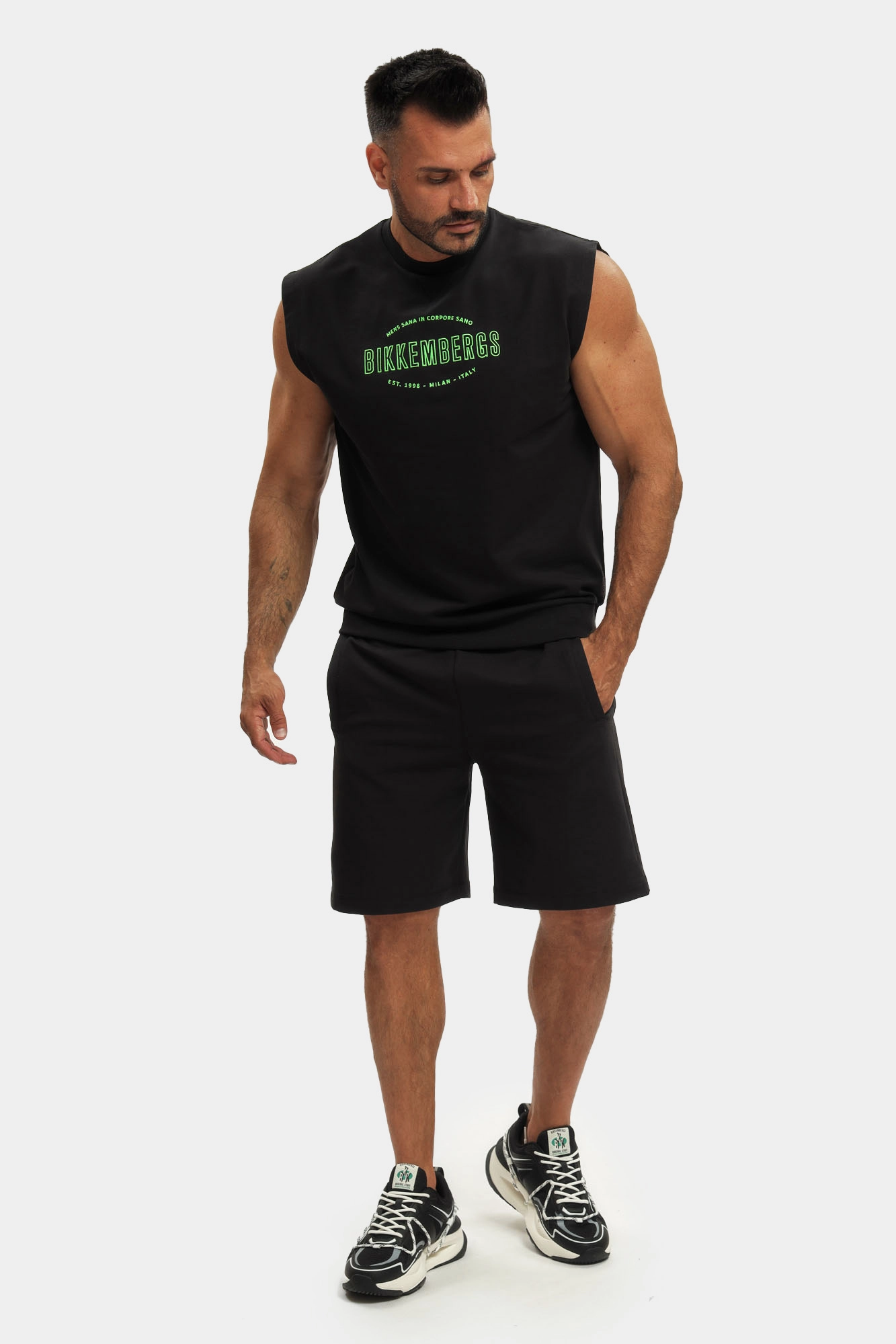 BMF0844 Майки Bikkembergs Черный